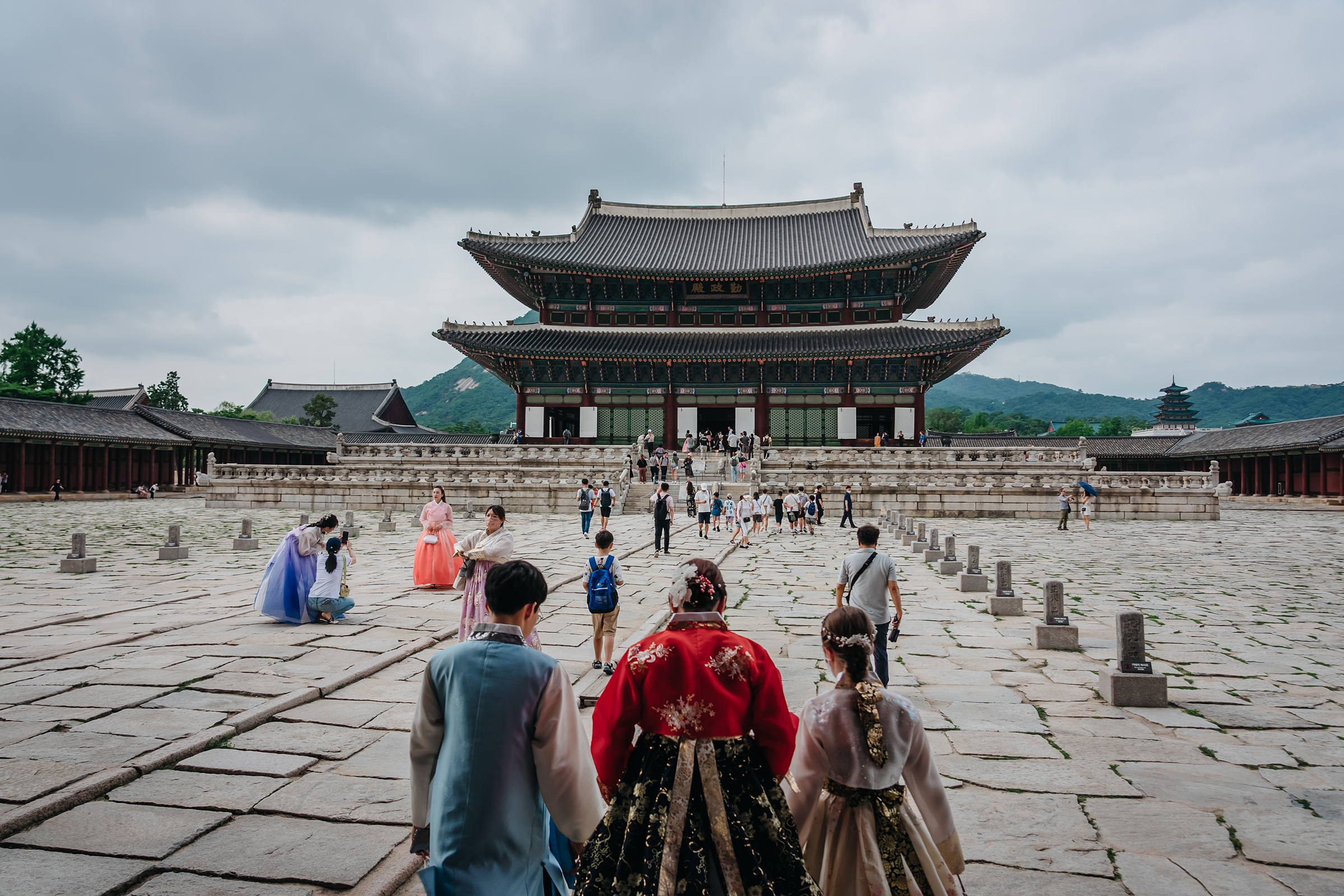 Gyeongbokgung Palace in Seoul, Korea. (Jun Michael Park for TIME)