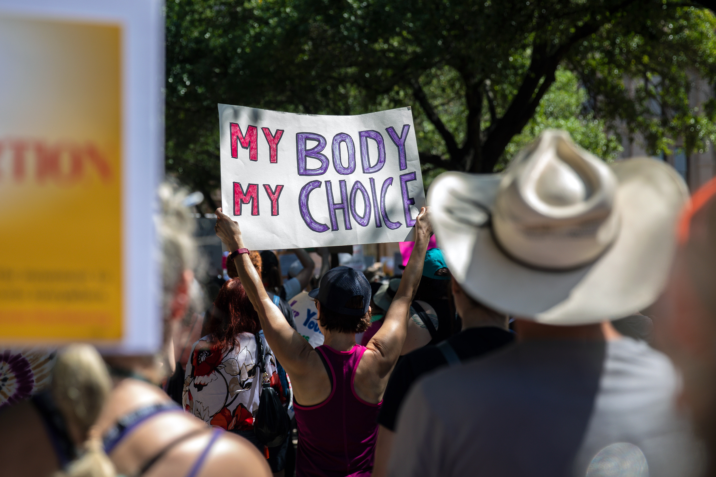 Pro-choice supporters rally for reproductive rights at the Texas Capitol on May 14, 2022 in Austin, Texas. (Montinique Monroe—Getty Images)