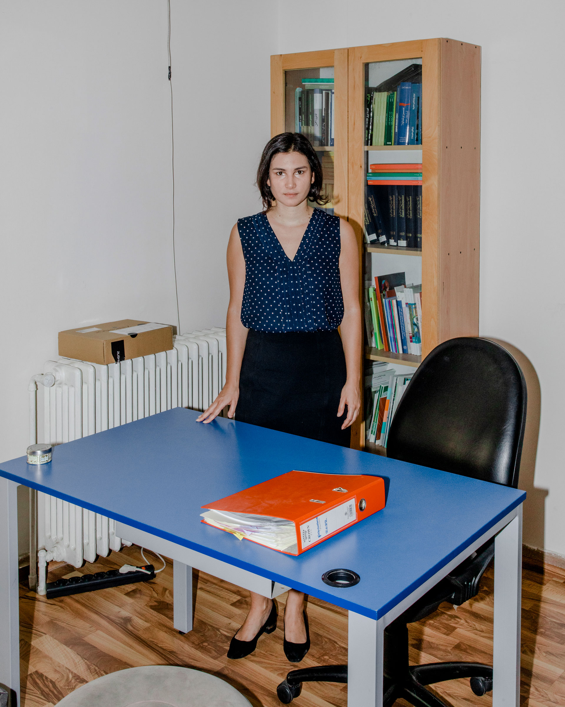 Ghida Frangieh in the Legal Agenda offices in Beirut’s Badaro neighborhood on July 21. (Myriam Boulos—Magnum Photos for TIME)