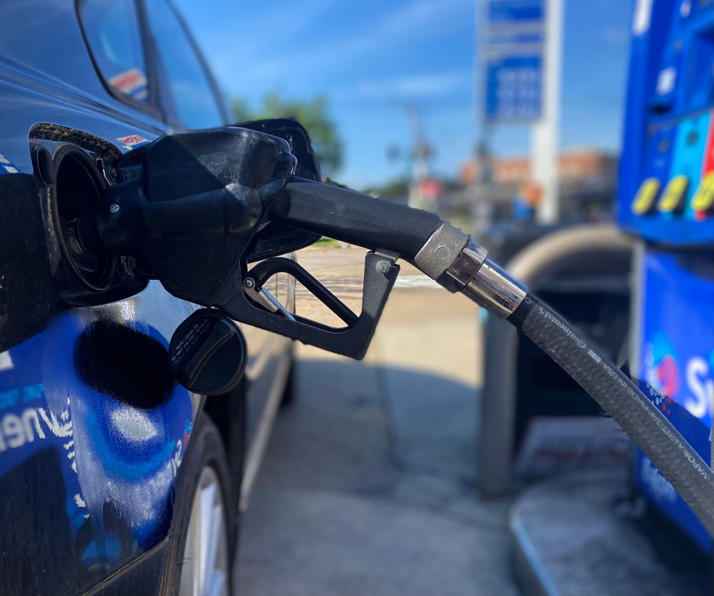 In June 2022, gas prices in the United States hit a record average of $5 a gallon. (Gaya Gupta/The Washington Post—Getty Images)