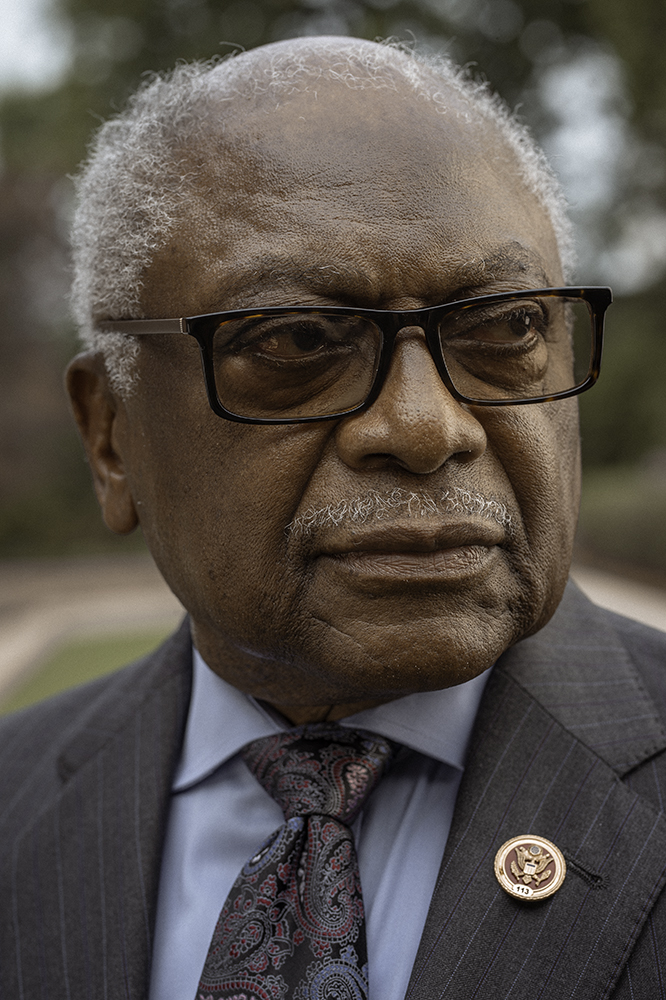 Clyburn, the House majority whip, says he prefers making headway to making headlines (Mike Belleme for TIME)