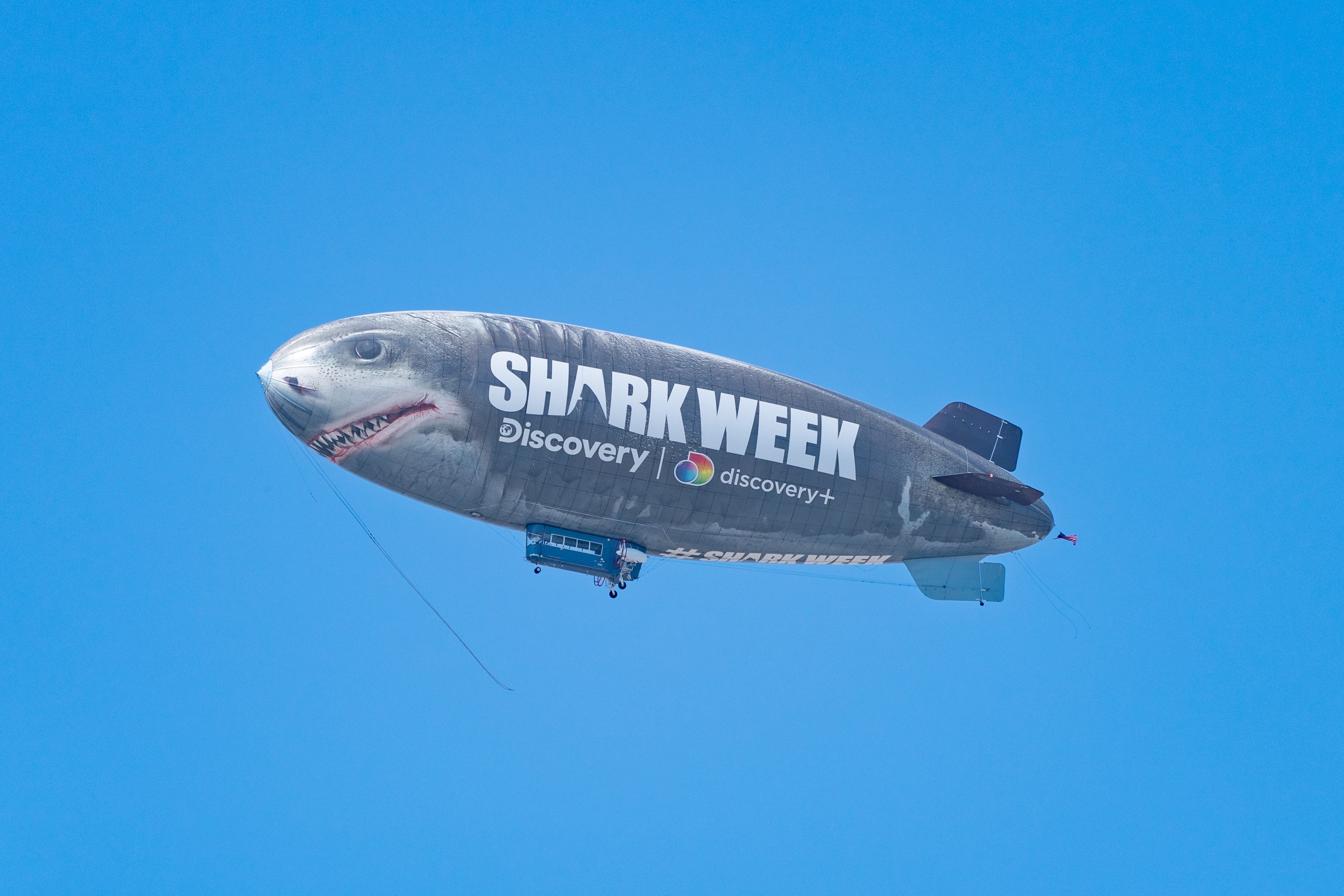 A new streaming service will combine HBO Max and Discover+. In featuring both "Shark Week" and "Game of Thrones," it hopes to devour its competition. (AaronP/Bauer-Griffin/GC Images)