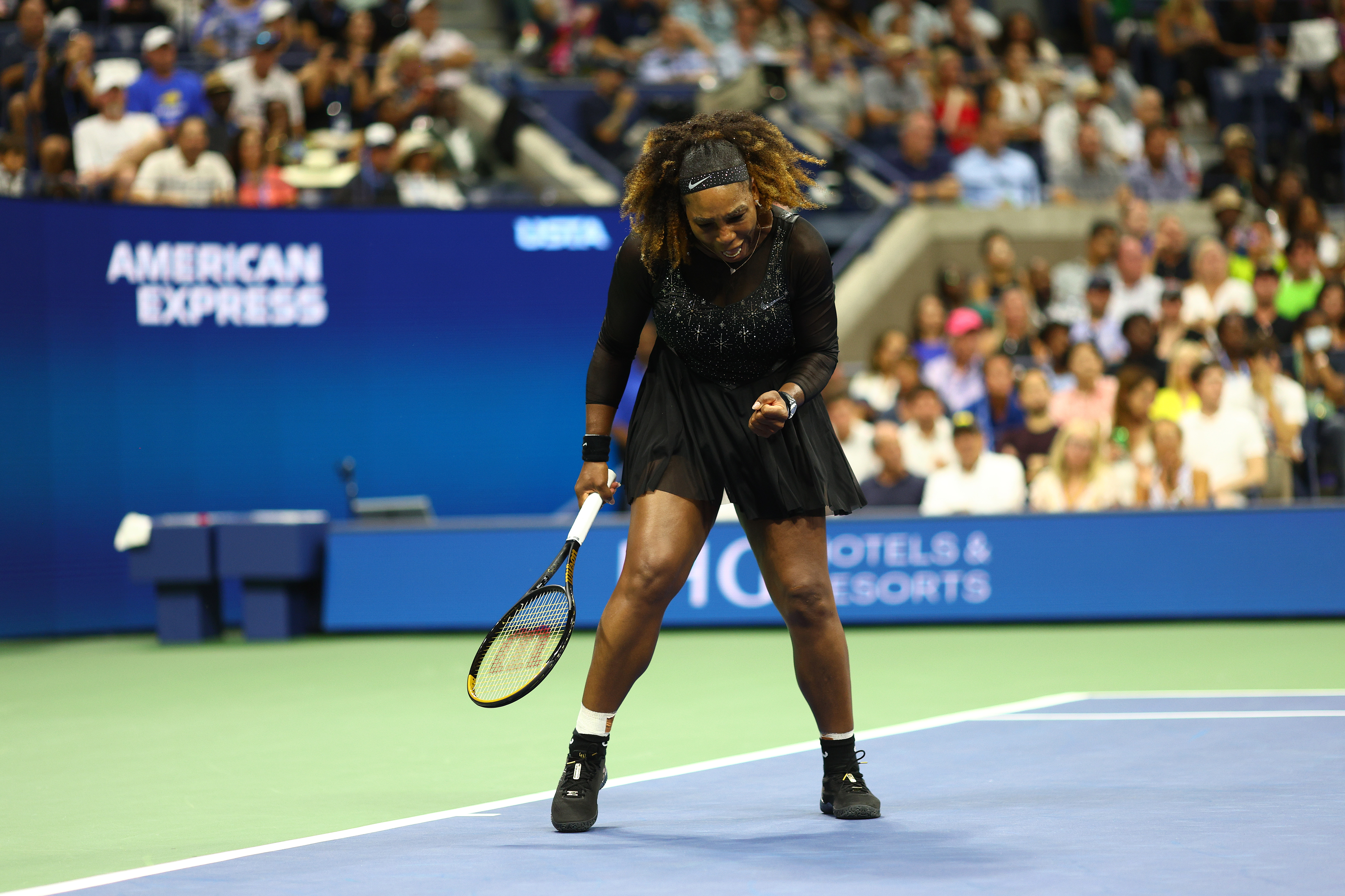 Serena Williams Begins Final . Open With First-Round Win | Time