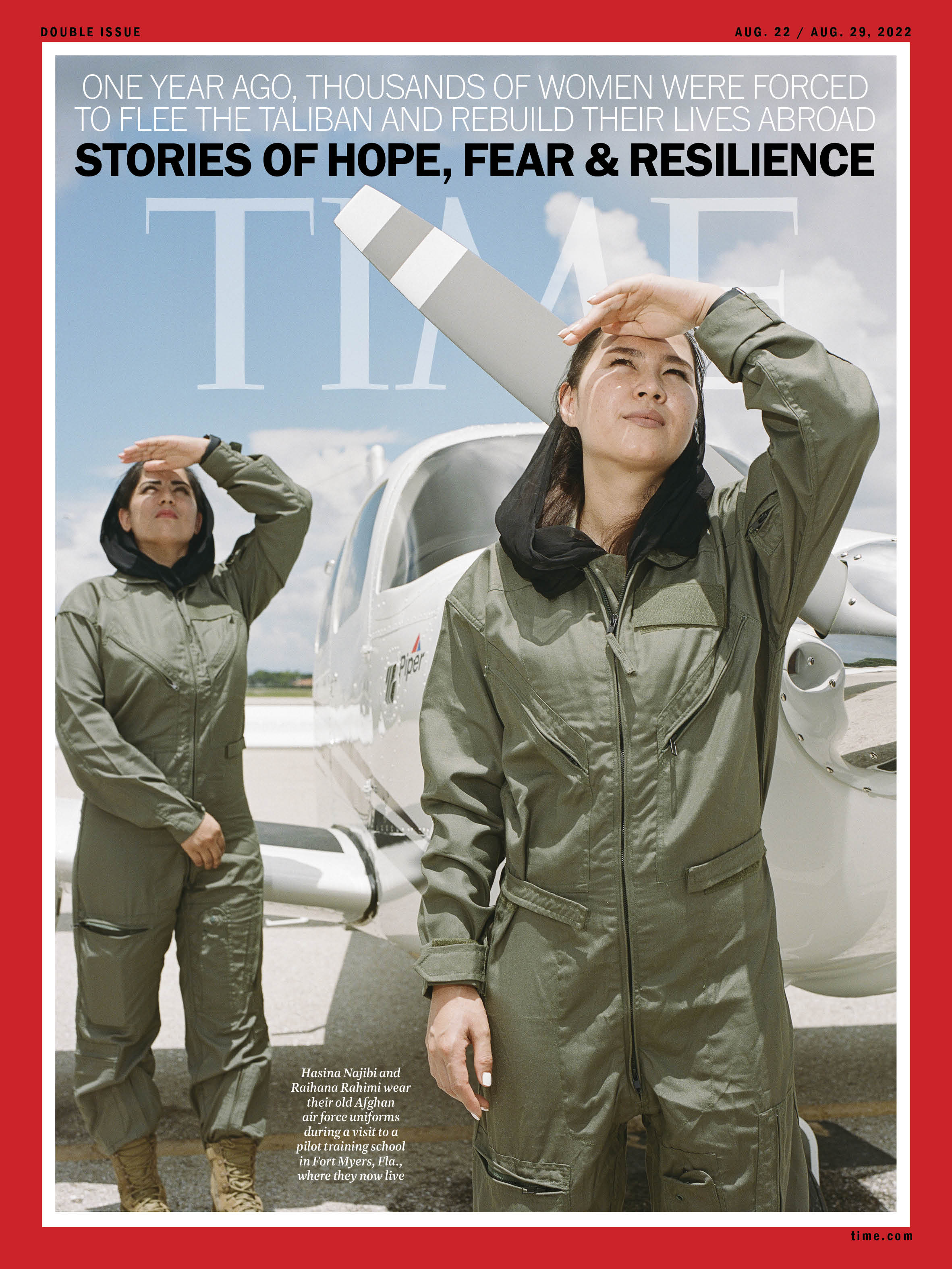 TIME's cover on Afghan women one year after the fall of Kabul