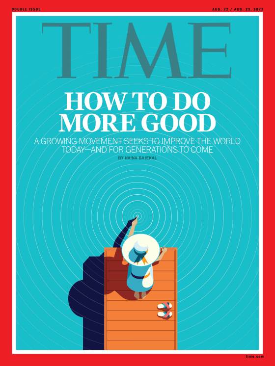 How to Do More Good Time Magazine Cover
