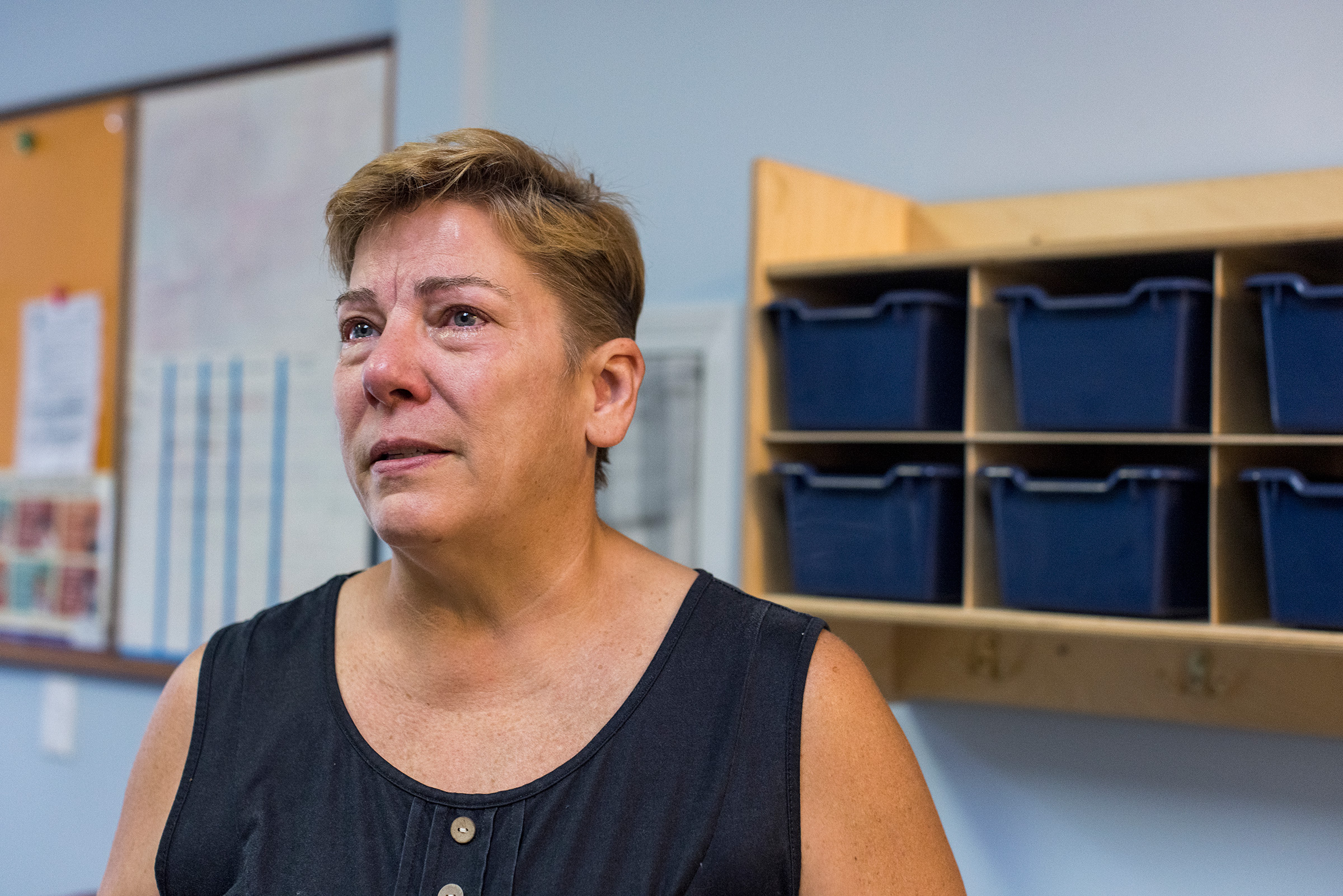 Deborah VanderGaast, who opened the daycare in 2014, decided to close the business because she couldn’t find enough workers. (Kathryn Gamble for TIME)