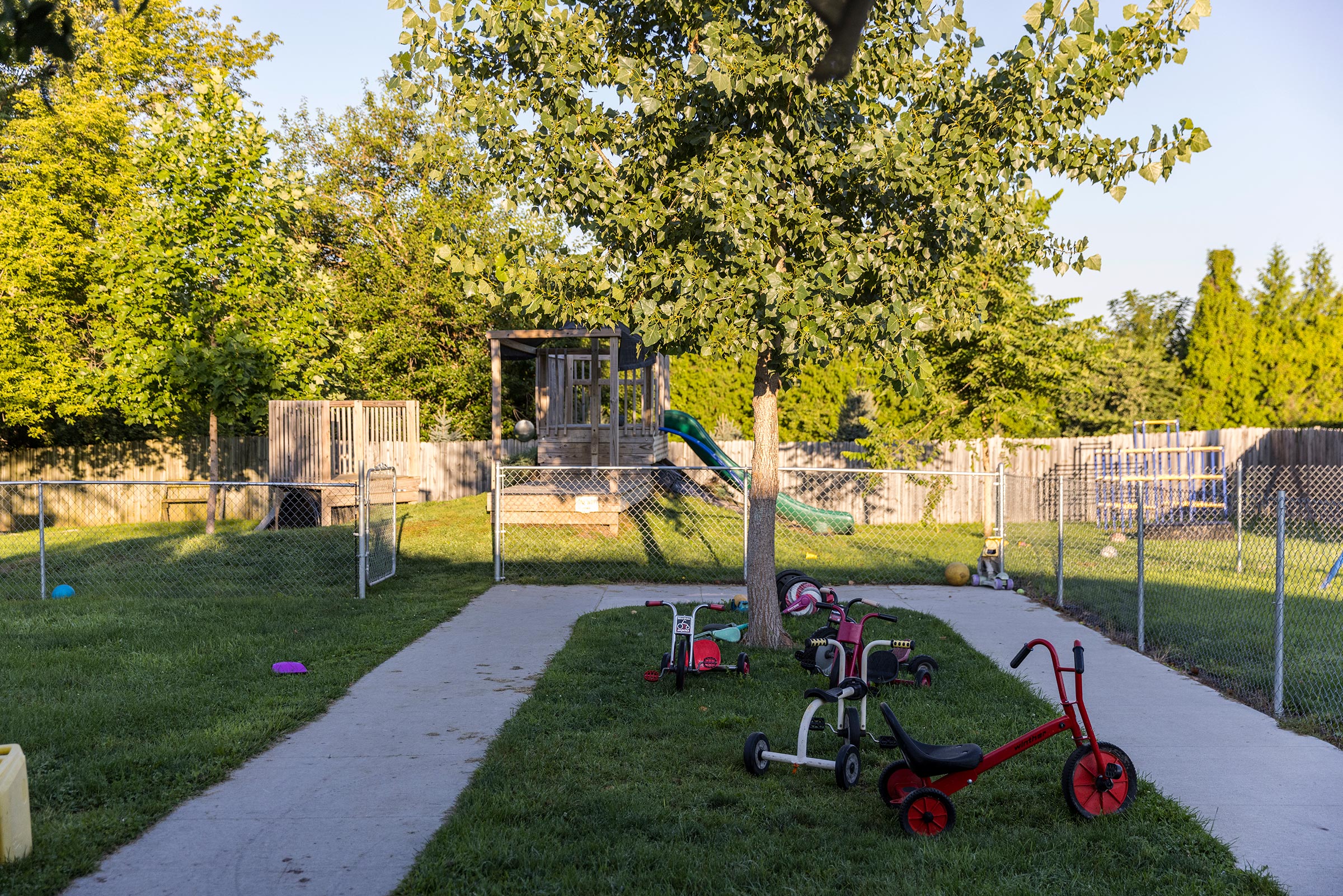 Tipton Adaptive's closure leaves just one state-licensed daycare center for children younger than preschool in Tipton. Across Iowa, 28% of childcare businesses closed from 2016 to 2021. (Kathryn Gamble for TIME)