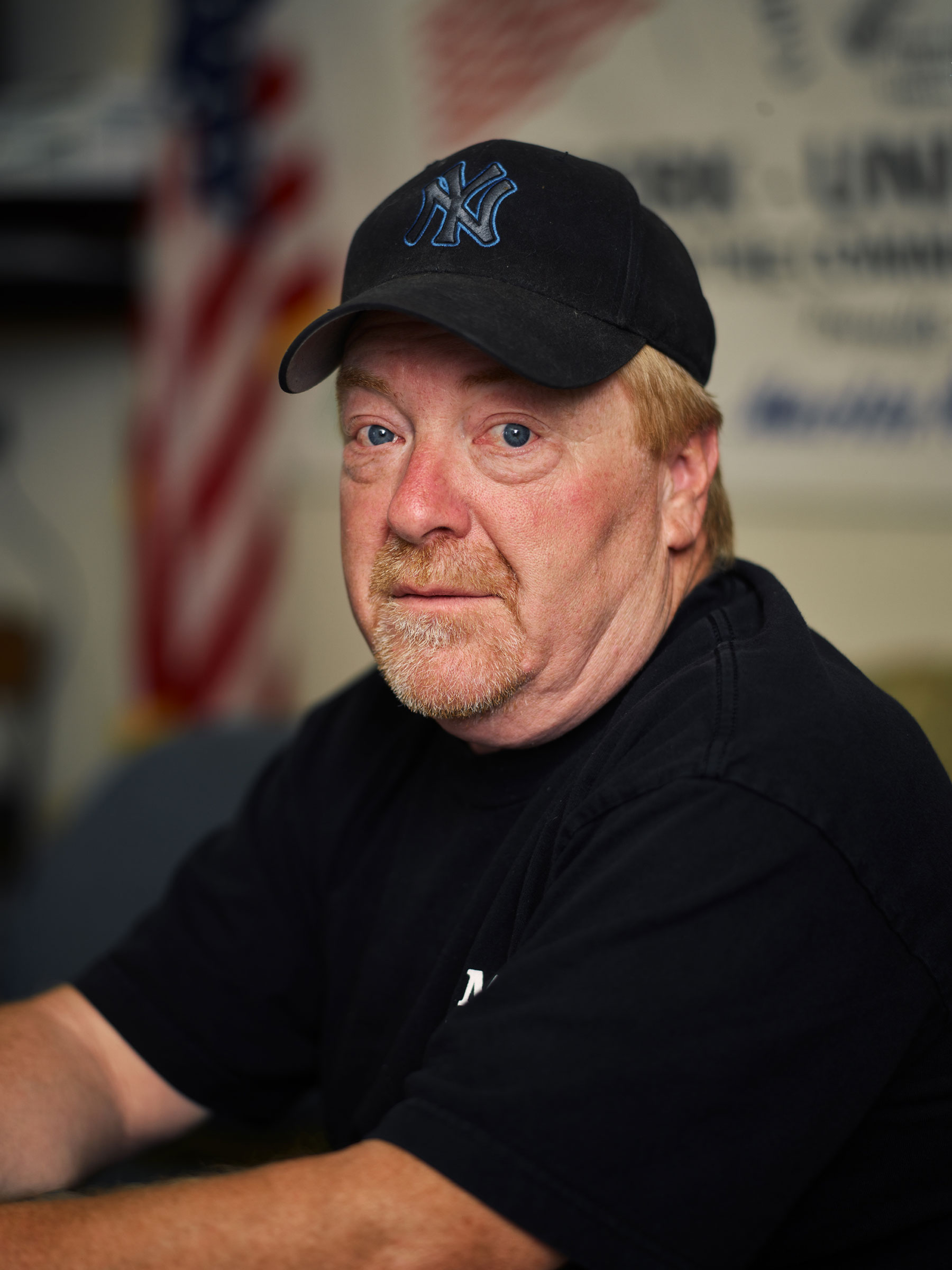 Frank “Rusty” Brown has worked at the Remington Arms factory since 1995. (Jason Koxvold for TIME)