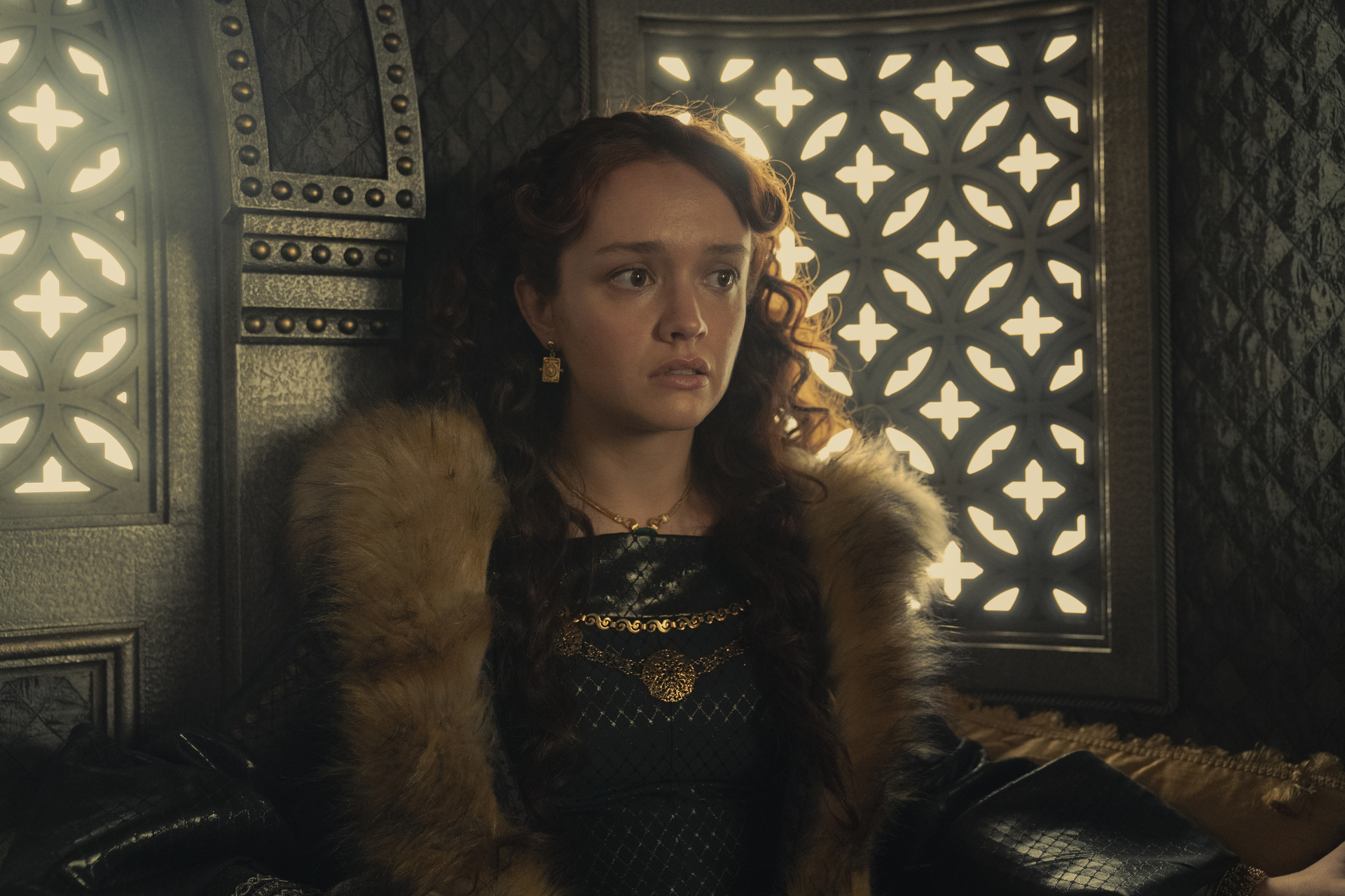 Olivia Cooke as Alicent Hightower in <i>House of the Dragon</i> (Ollie Upton—HBO)