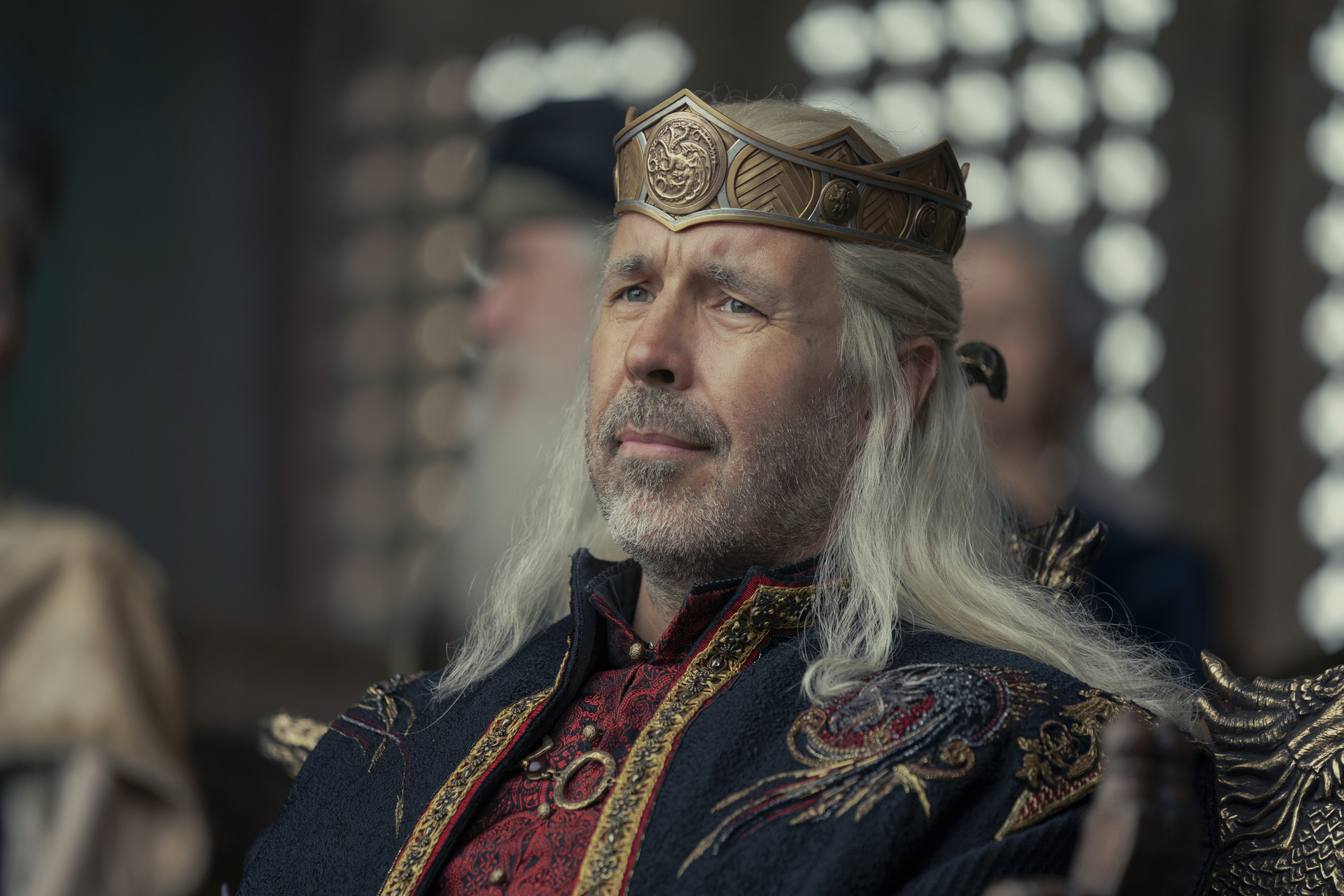 Paddy Considine as King Viserys Targaryen in <i>House of the Dragon</i> (Ollie Upton—HBO)