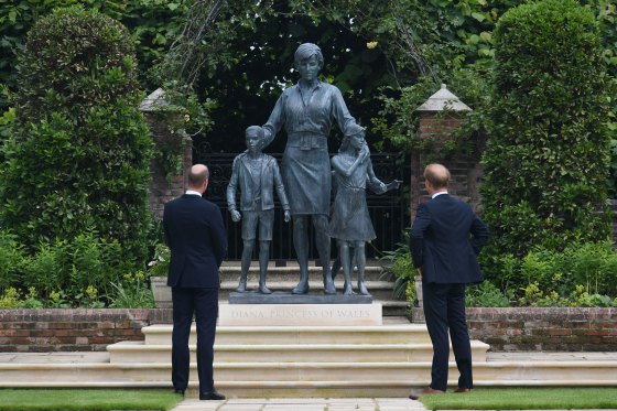 Diana, Princess Of Wales Statue Unveiling At Kensington Palace