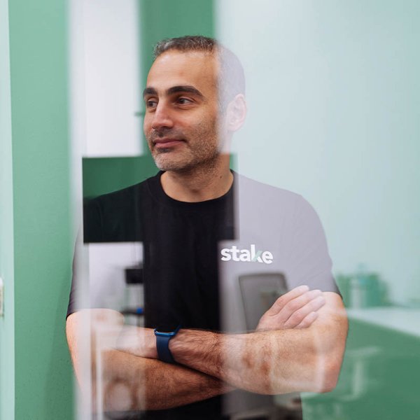 Rami Tabbara, co-founder and CEO of fintech company Stake, at the Stake offices in Dubai, July 6, 2022.
