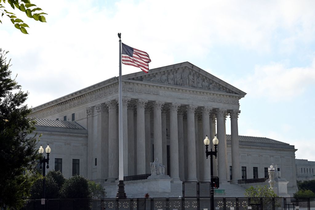 The US Supreme Court in Washington, DC, on August 28, 2022. (DANIEL SLIM/AFP—Getty Images)