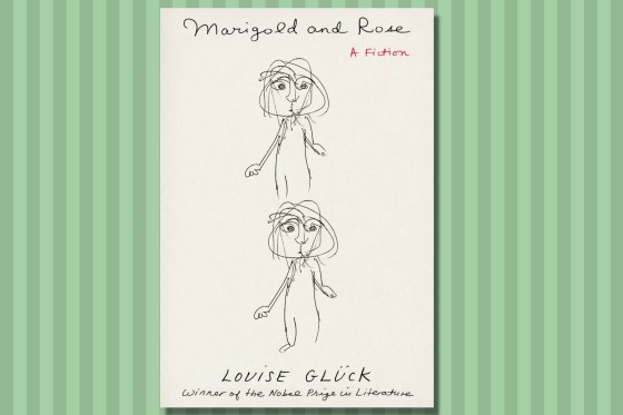 The cover of 'Marigold and Rose': two little humanoid shapes drawn in scribbles