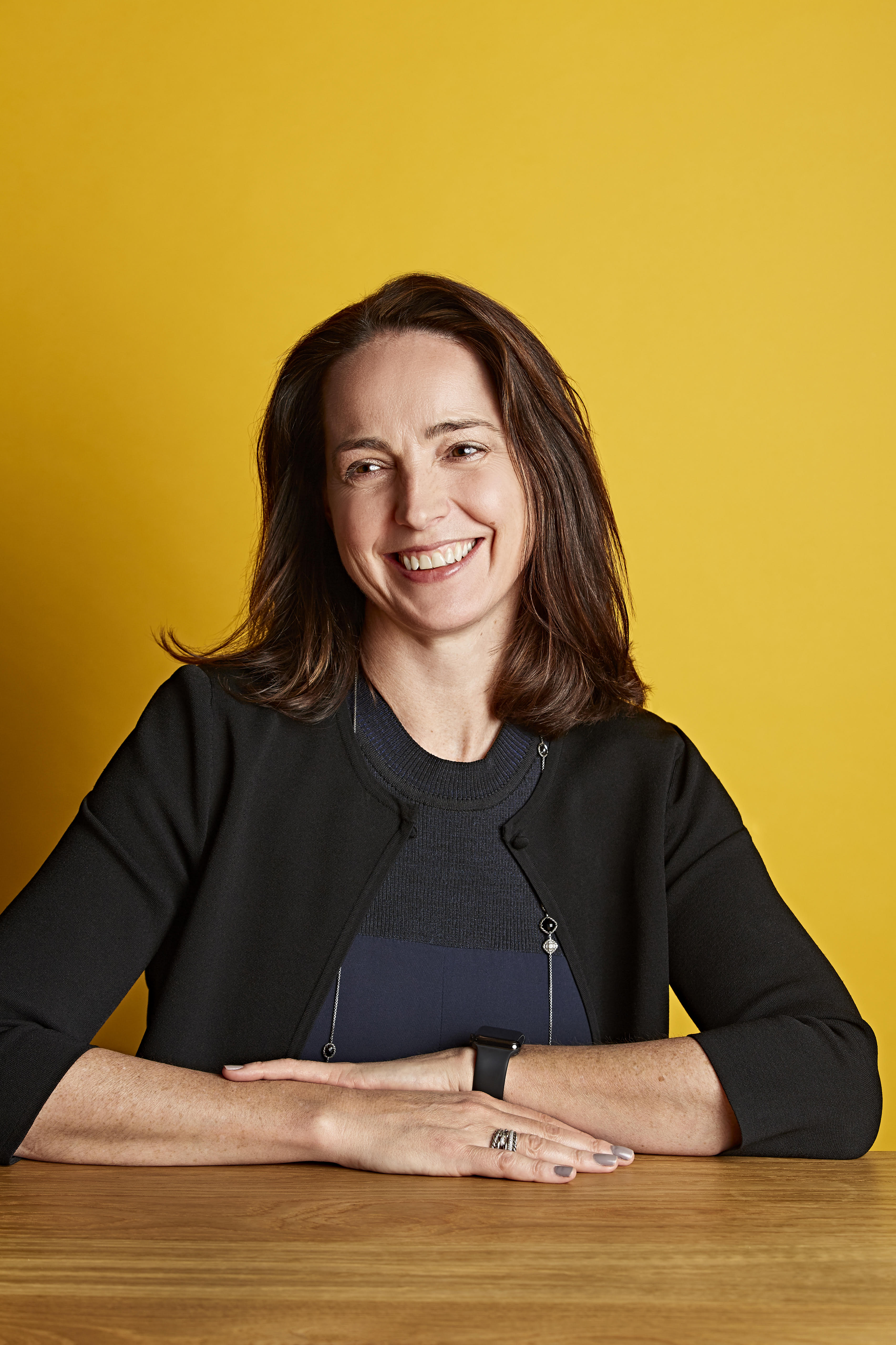 Sarah Friar, NextDoor CEO, photographed at their headquarters in San Francisco on May 10th, 2019. (Gabriela Hasbun)