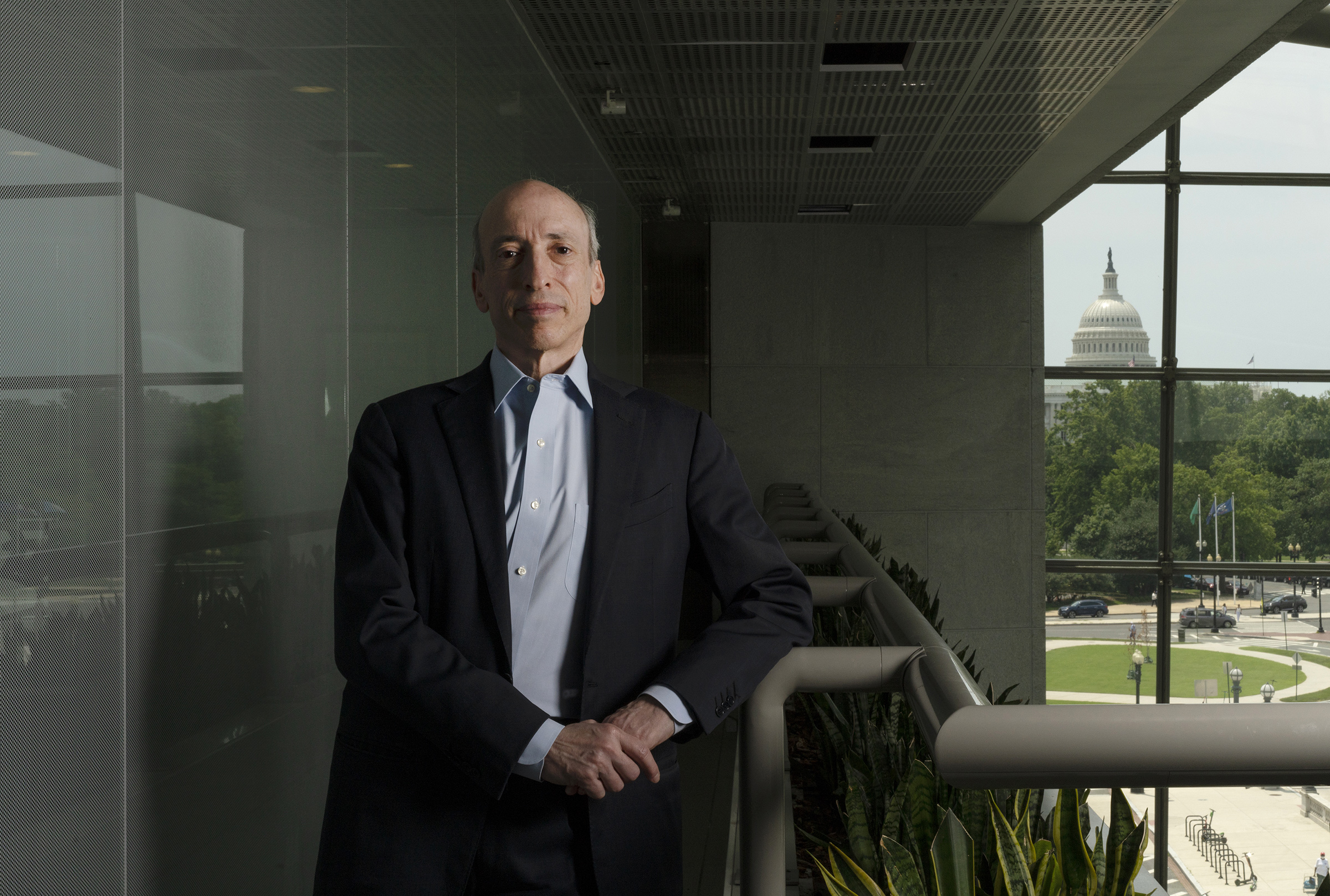 Gary Gensler, chairman of the Securities and Exchange Commission, has drawn the ire of the cryptocurrency industry for his tough stance (Melissa Lyttle—Bloomberg/Getty Images)