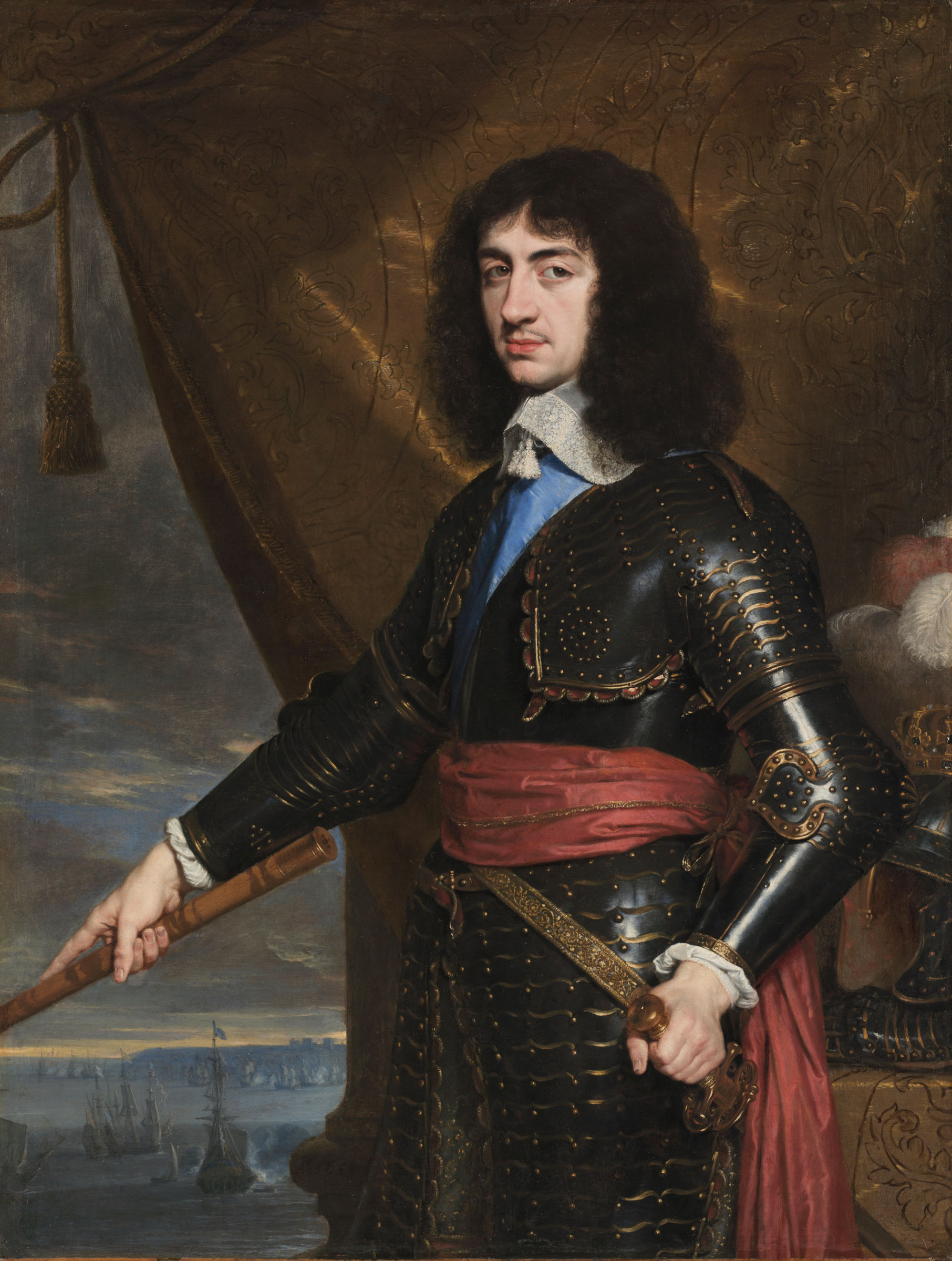 Portrait of King Charles II of England, 1653. Oil on canvas.  (Cleveland Museum of Art, Elizabeth Severance Prentice Collection)