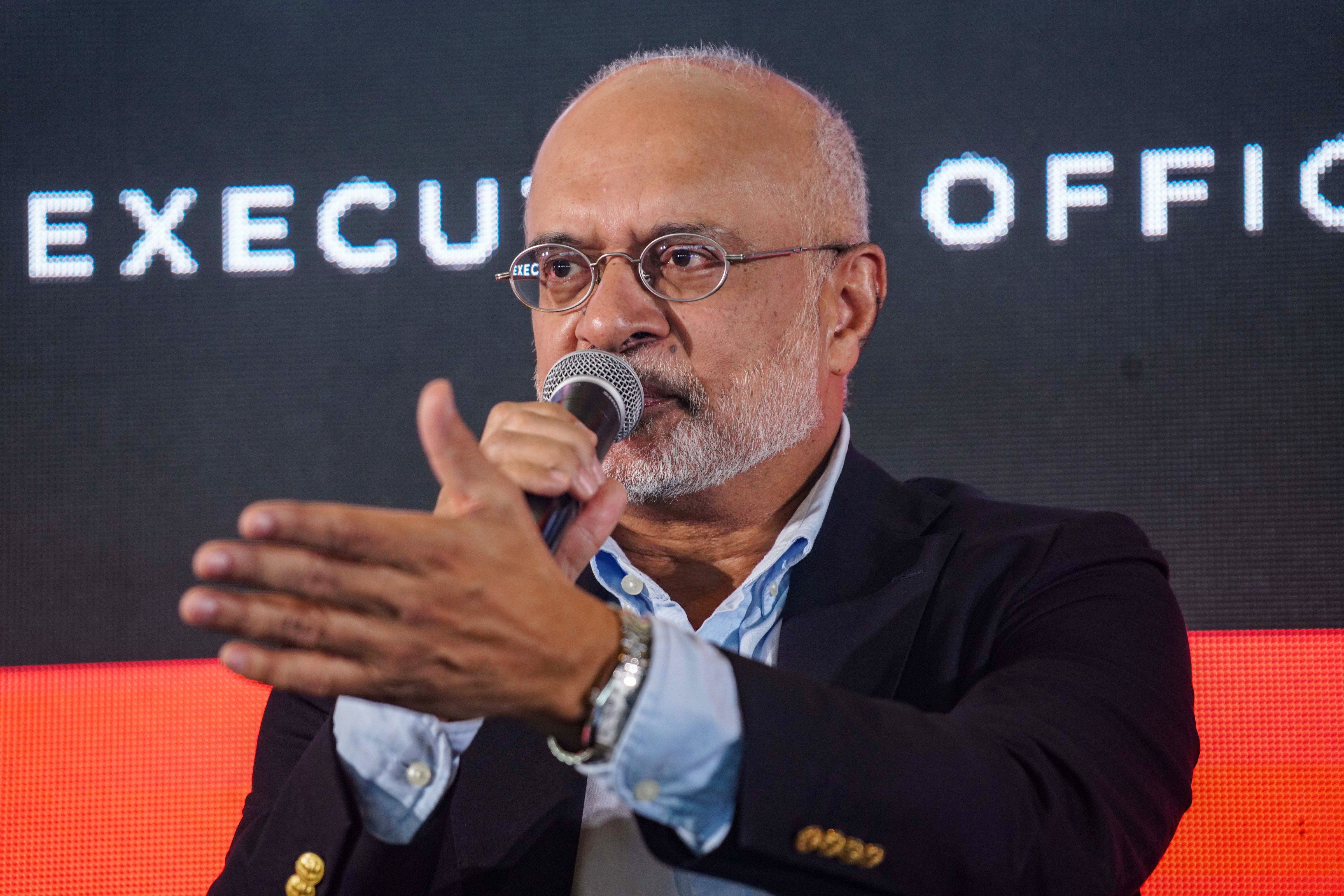 Piyush Gupta, CEO of DBS Bank attends the TIME100 Leadership Forum on Oct. 02, 2022 in Singapore. (Ore Huiying—Getty Images for TIME)