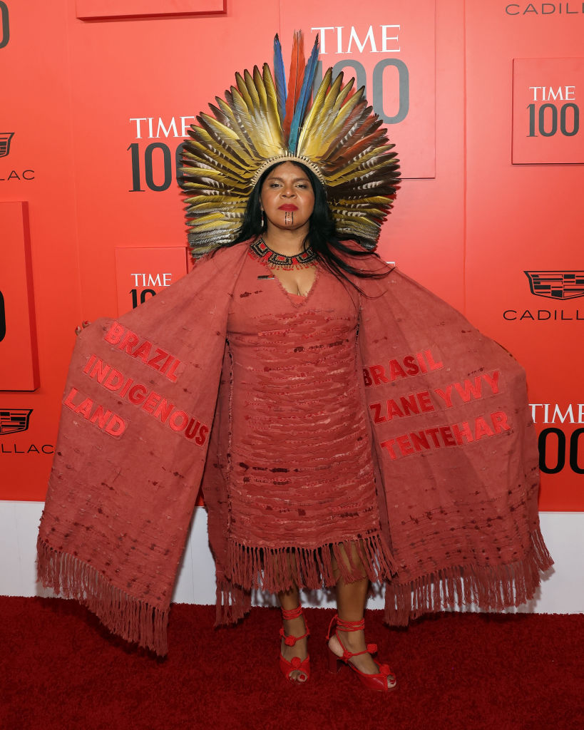 Sonia Guajajara attends the 2022 TIME100 Gala on June 08, 2022 in New York City. (Taylor Hill—Wireimage/Getty Images)