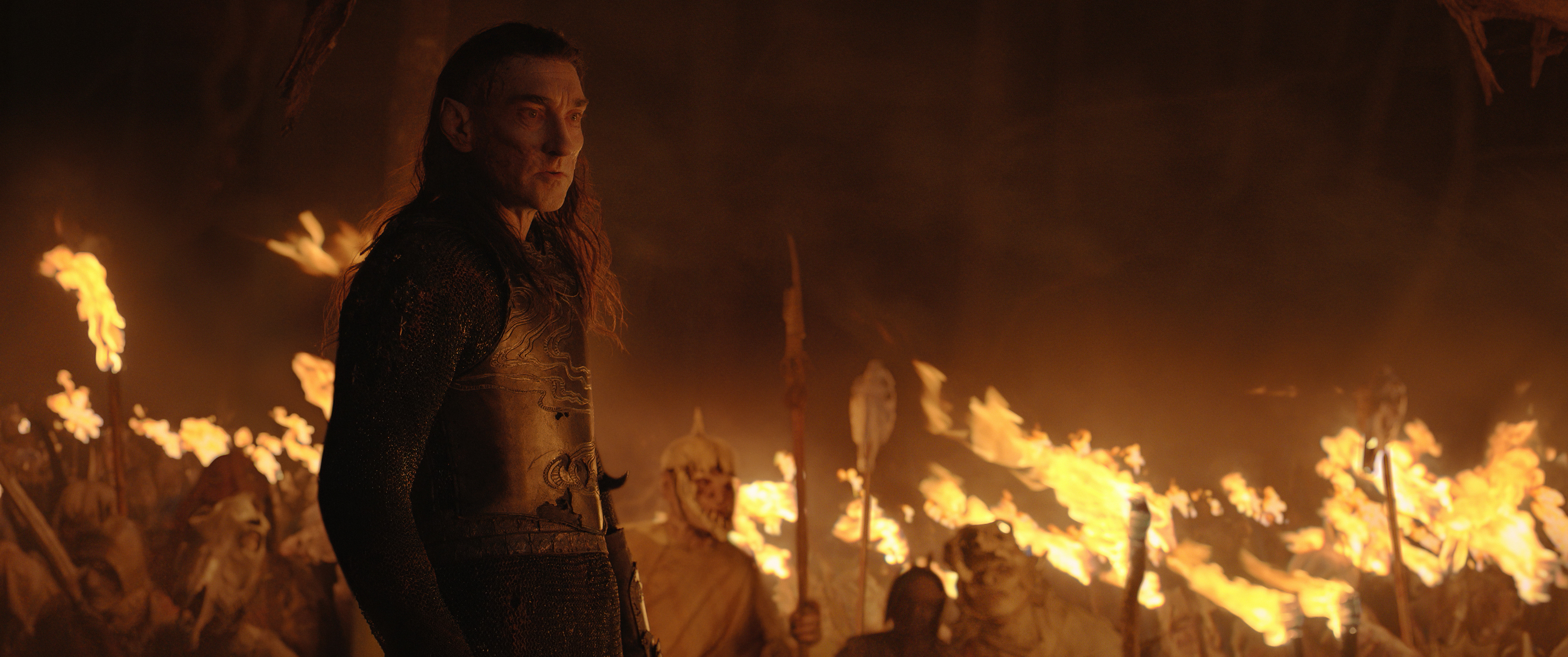 Joseph Mawle as Adar in <i>The Rings of Power</i> (Courtesy of Prime Video)