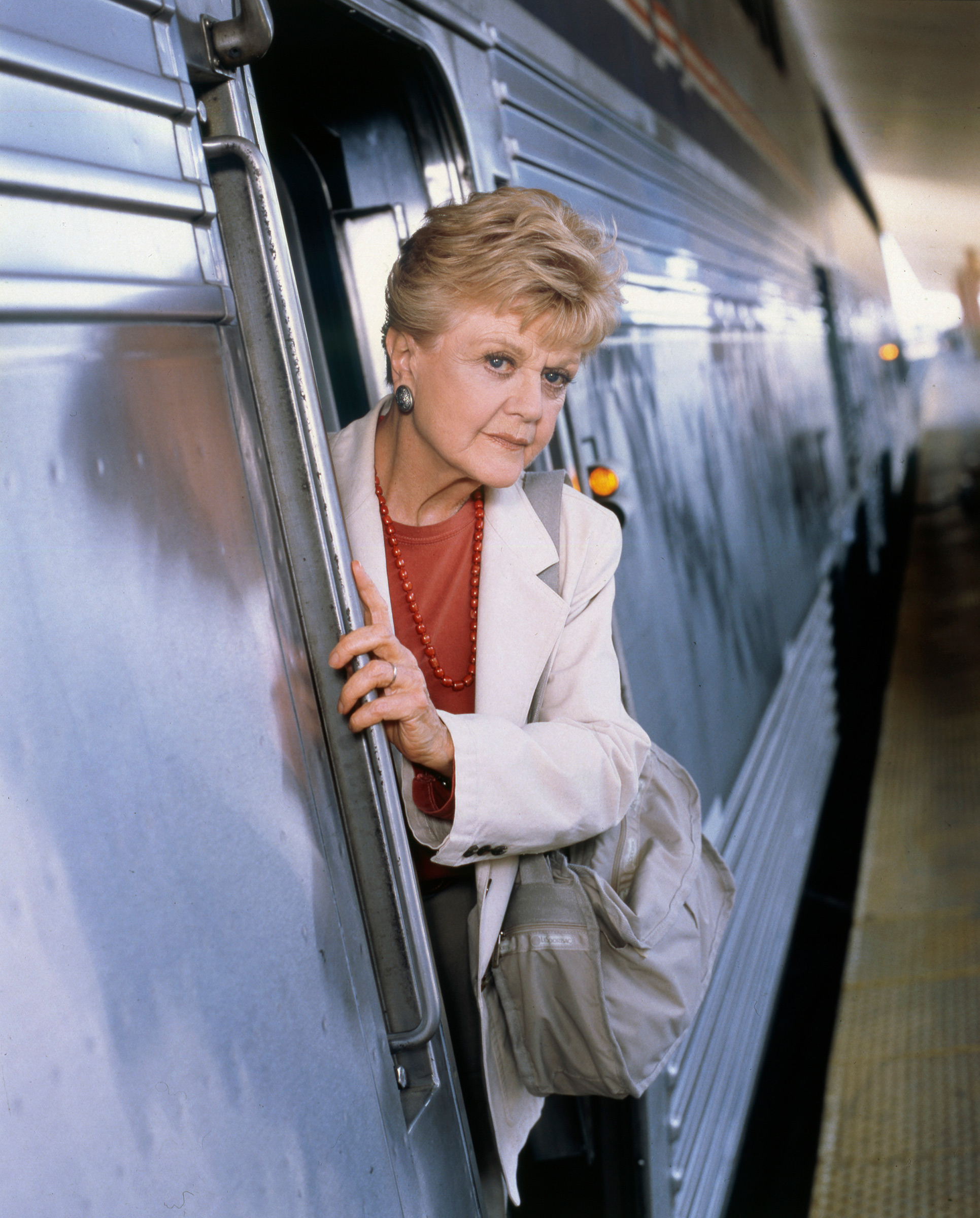 Angela Lansbury as Jessica Fletcher in "Murder, She Wrote: South by Southwest" in 1997.