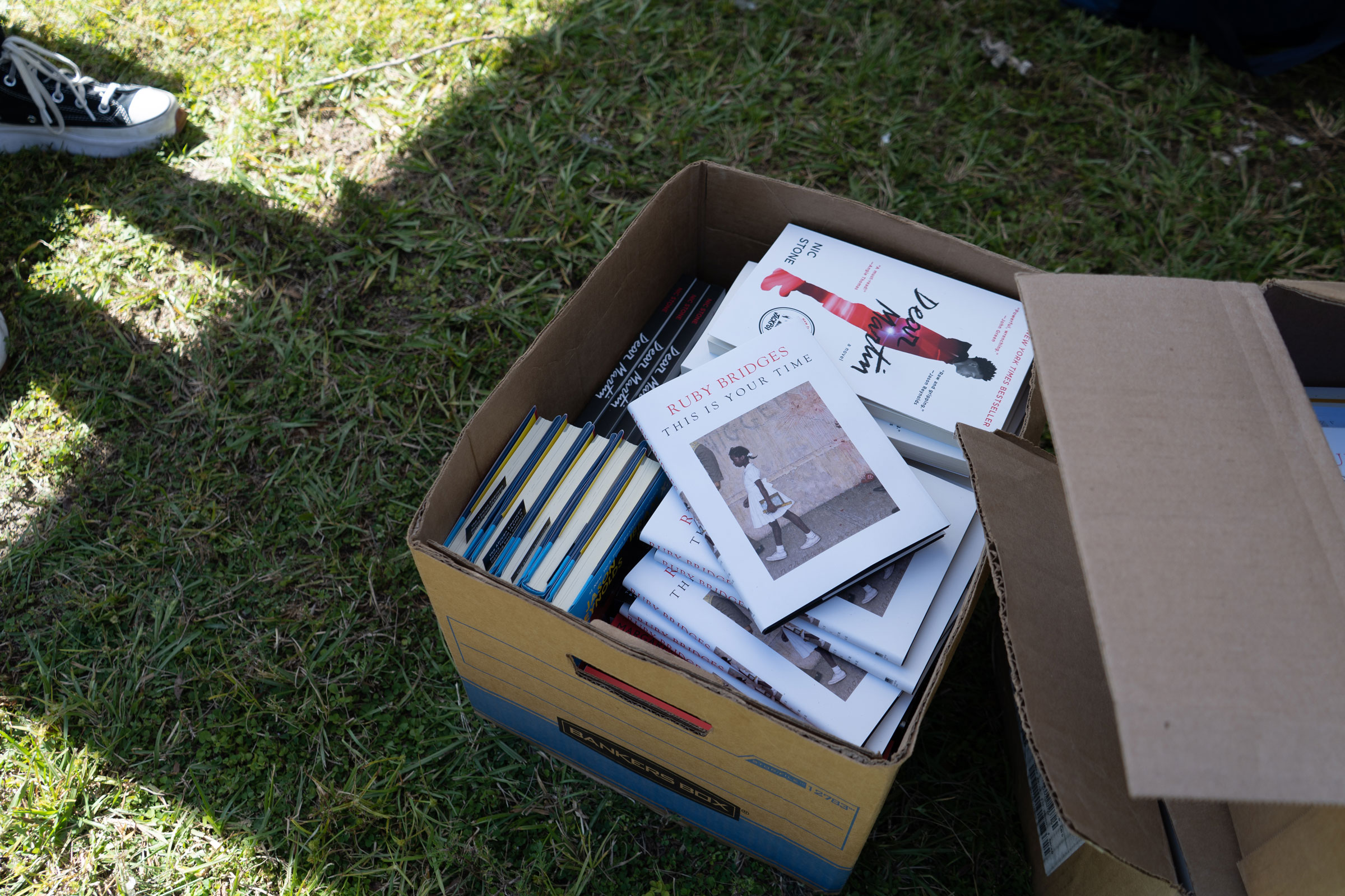 The banned books distributed in Jacksonville included <em>This is Your Time</em> by Ruby Bridges. (Malcolm Jackson for TIME)