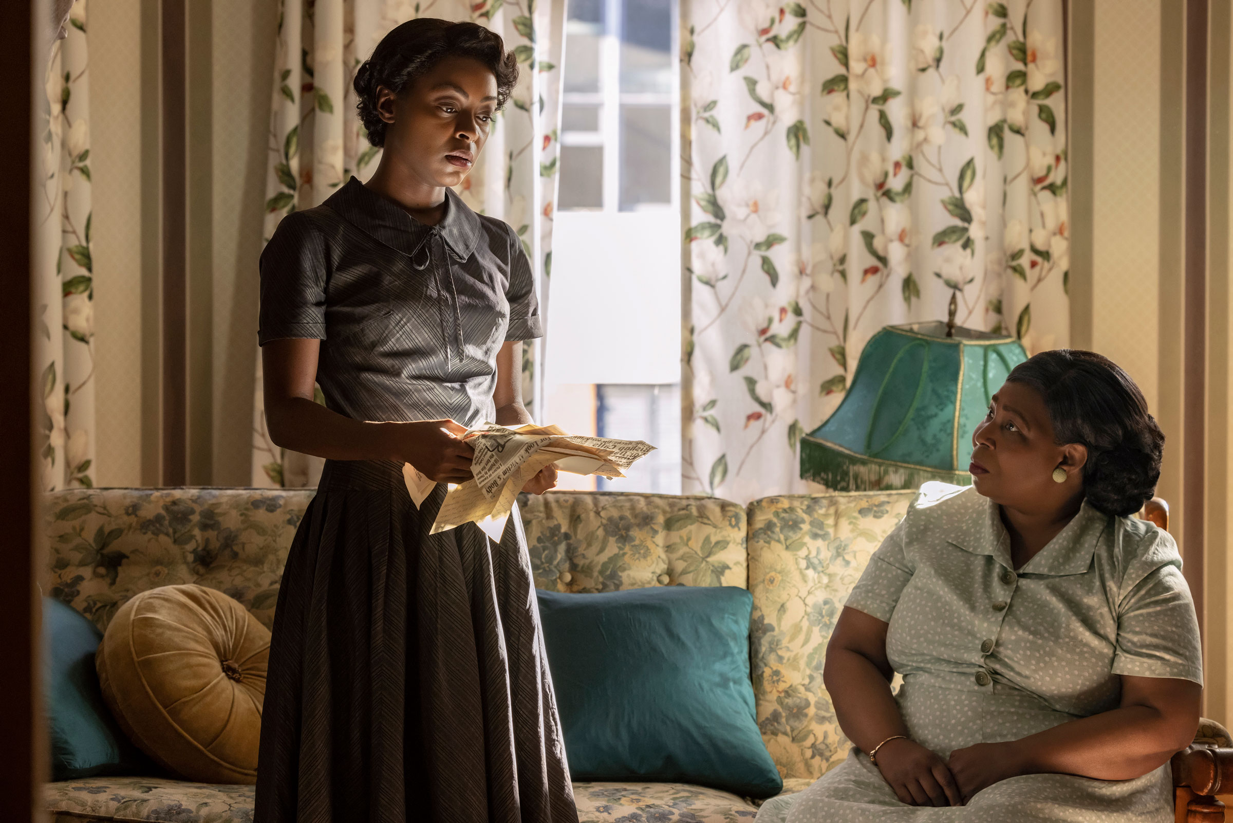(L to R) Danielle Deadwyler as Mamie Till-Mobley and Whoopi Goldberg as Alma Carthan in TILL, directed by Chinonye Chukwu, released by Orion Pictures. (Lynsey Weatherspoon / Orion Pictures)