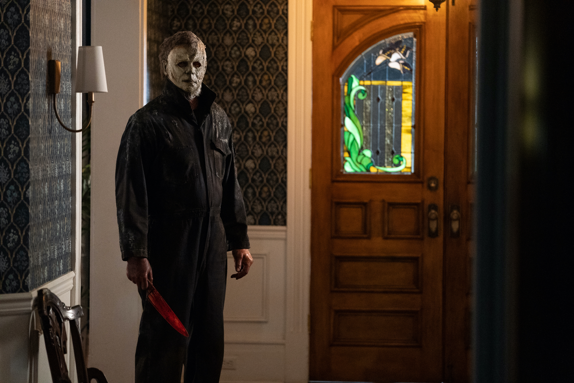 Michael Myers (aka The Shape) in Halloween Ends (Ryan Green—Universal Pictures)