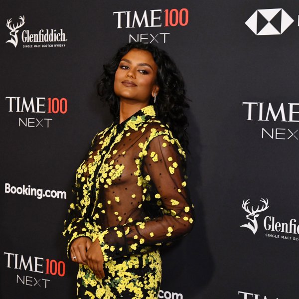 Simone Ashley attends the TIME100 Next Gala in New York City on Oct. 25, 2022.