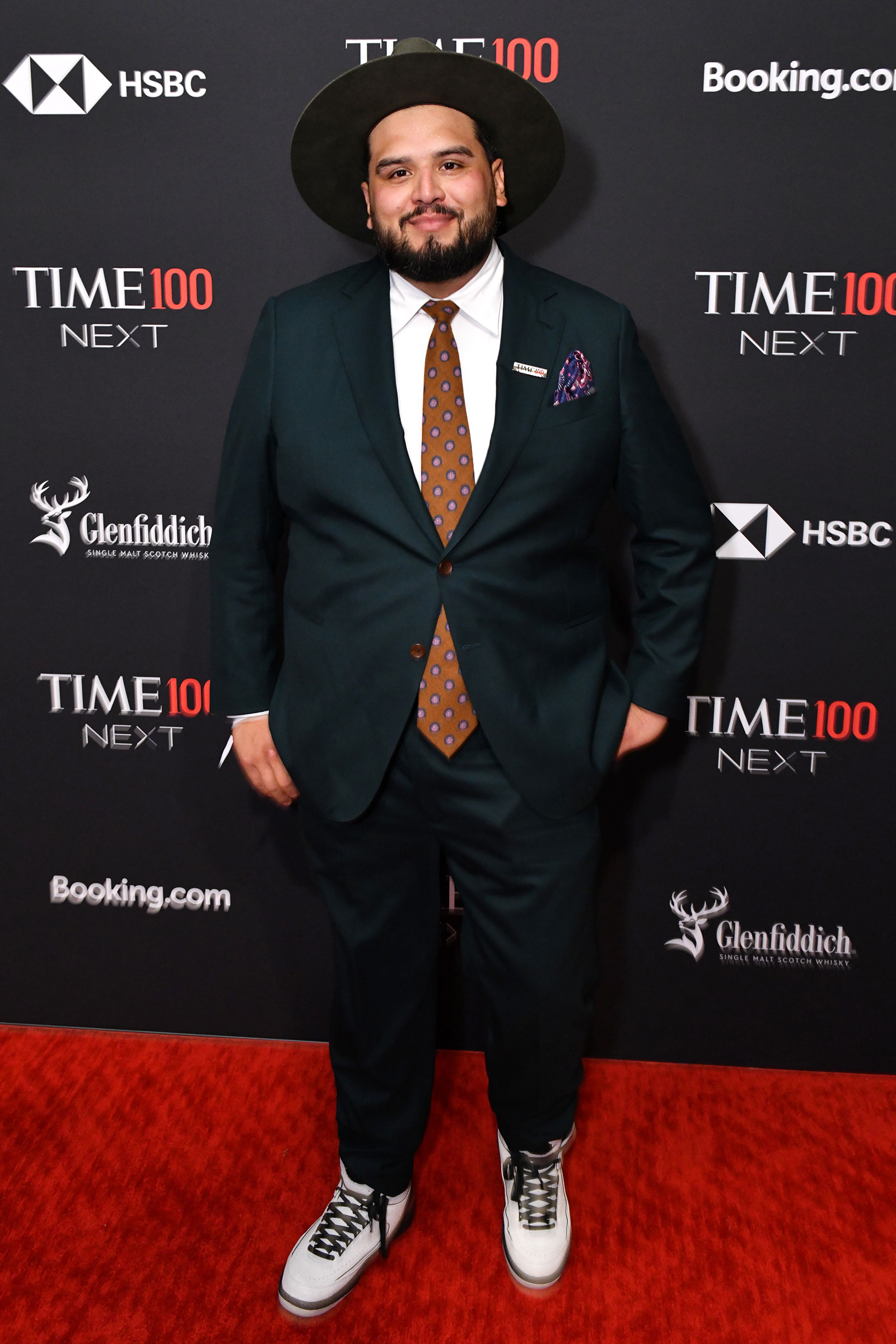 سرآشپز ادگار ریکو در جشن TIME100 Next Gala در شهر نیویورک در ماه اکتبر شرکت می کند.  25، 2022. (کریگ بارت- گتی ایماژ برای TIME)