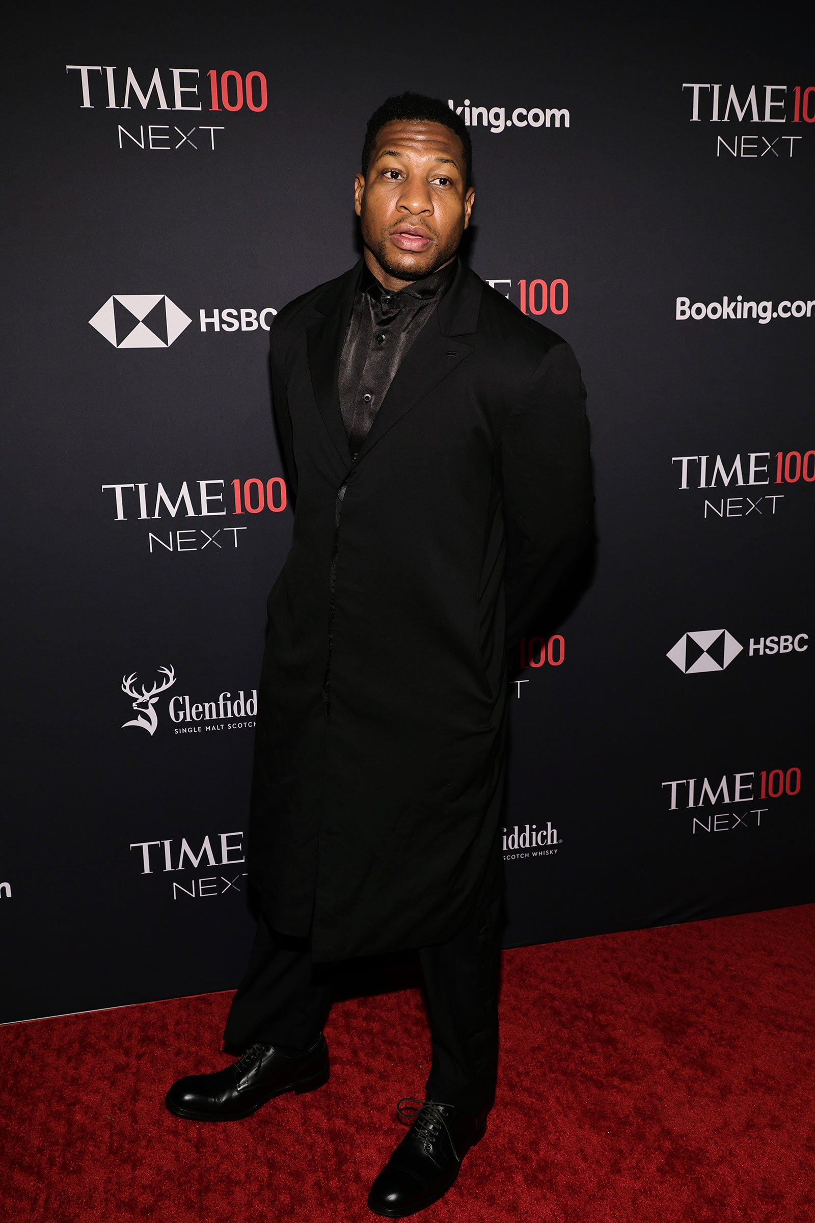 Actor Jonathan Majors attends the TIME100 Next Gala in New York City on Oct. 25, 2022. (Jamie McCarthy—Getty Images)