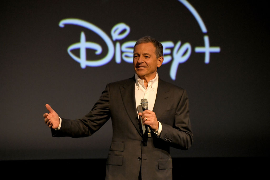 Disney Executive Chairman Bob Iger at El Capitan Theatre in Hollywood, Calif., on Nov. 18, 2021. (Charley Gallay—Getty Images for Disney)