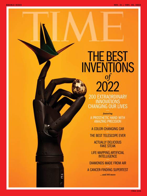 Best Inventions of 2022 Time Magazine Cover