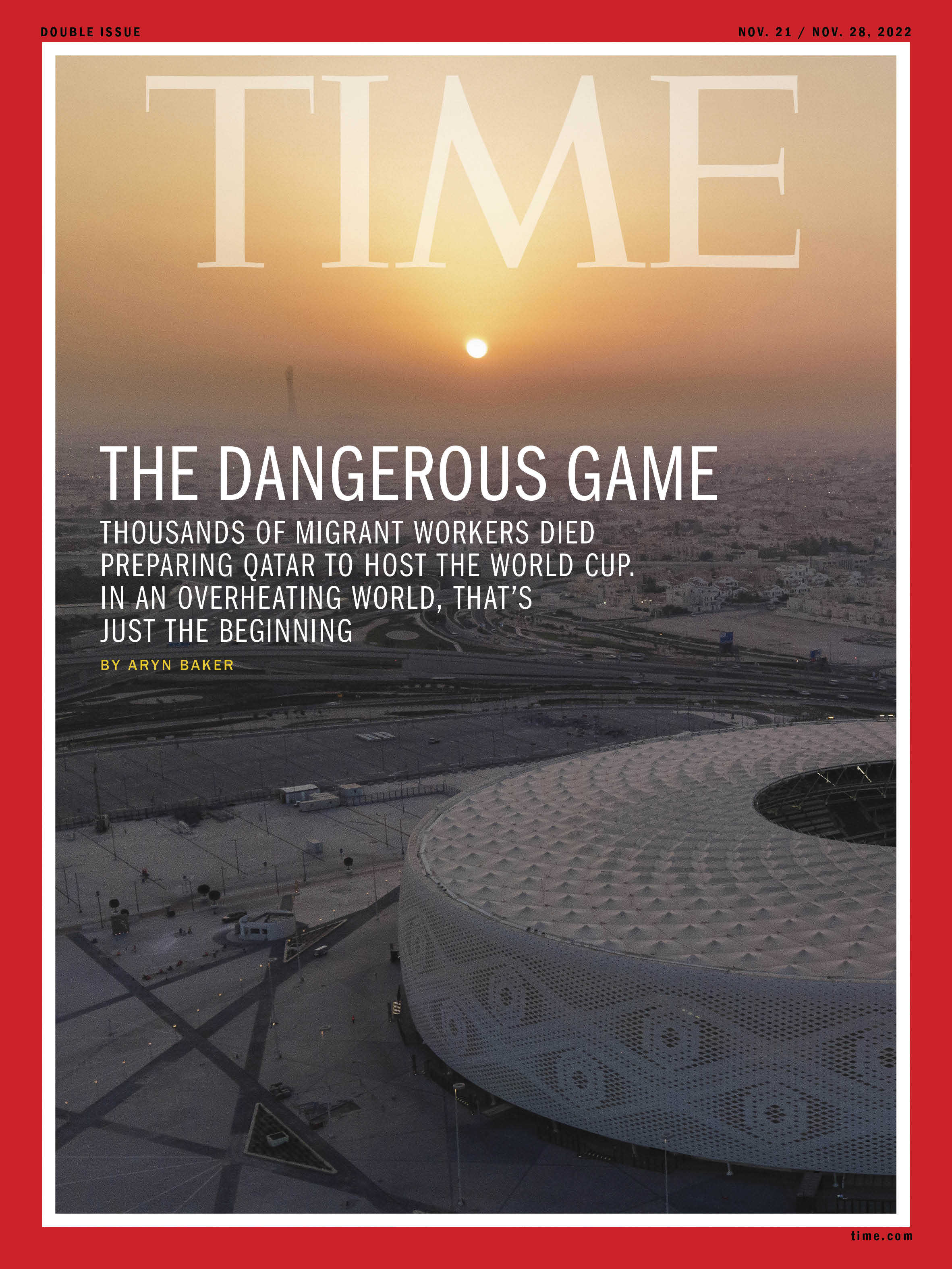 Qatar World Cup Time Magazine cover