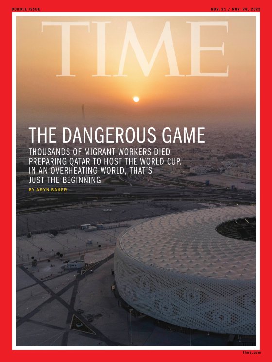 Qatar World Cup Time Magazine cover