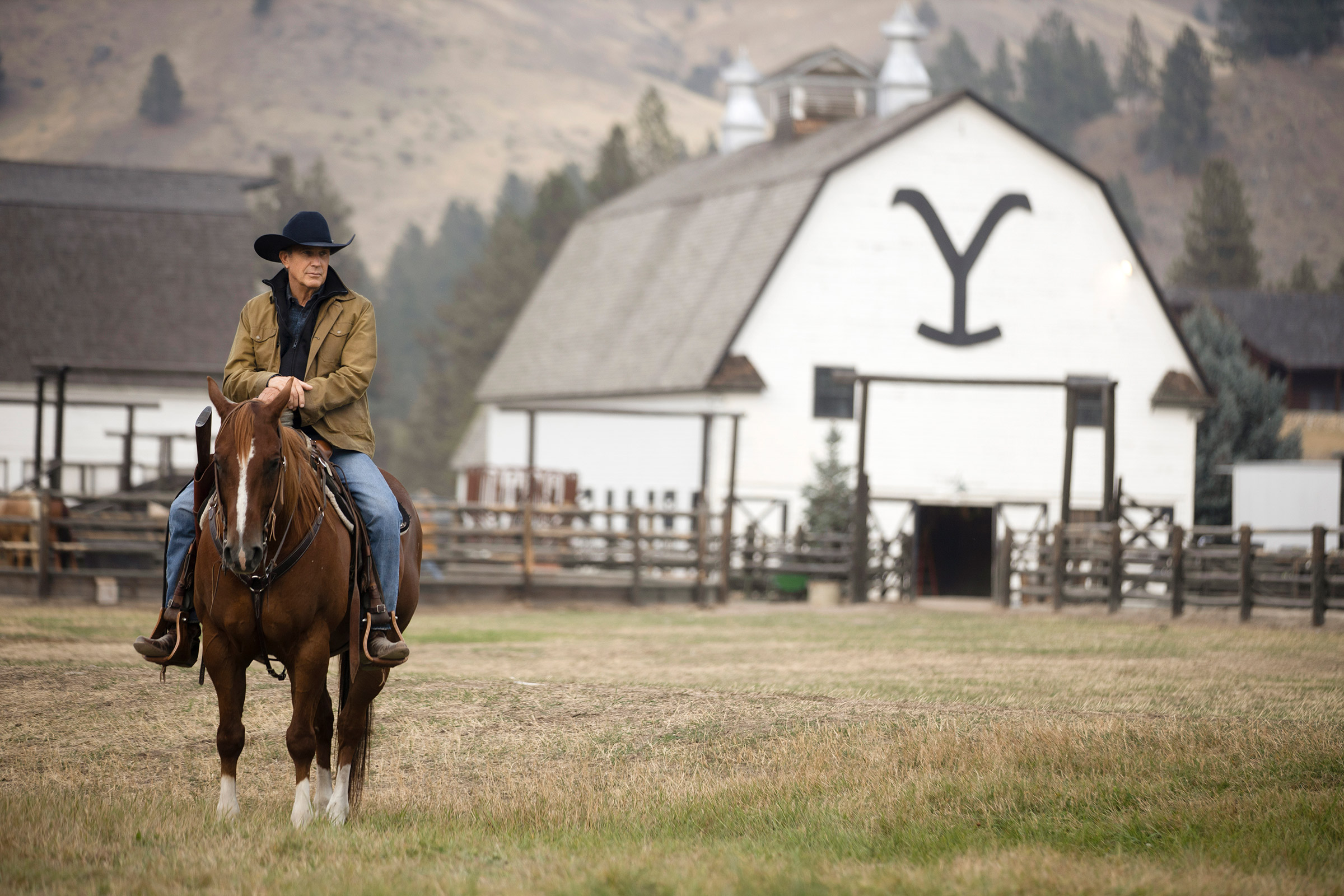 Kevin Costner as John Dutton in <i>Yellowstone</i>. (Courtesy Paramount Network)