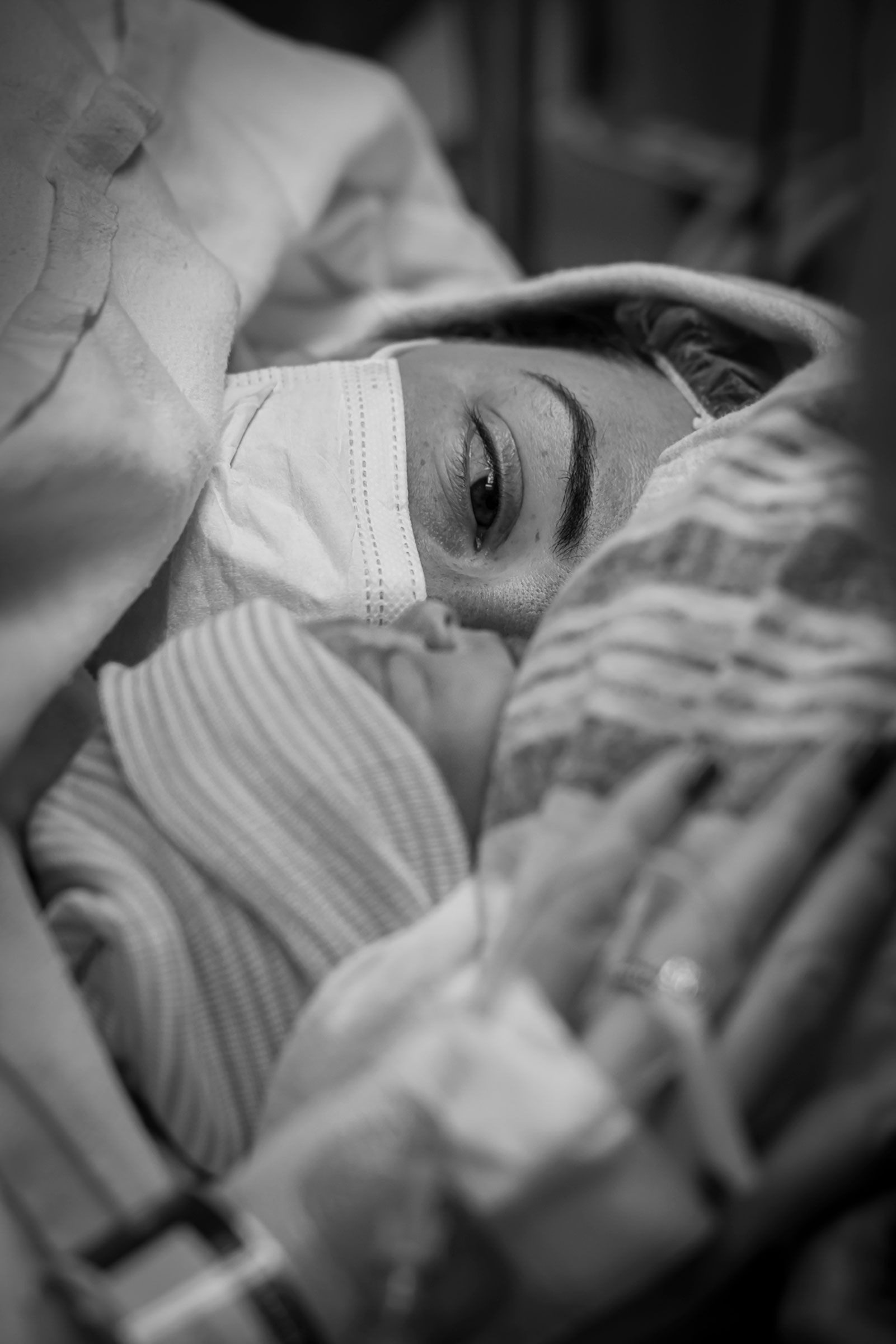 Megan Keeton, 31, immediately after a cesarean-section delivery. Complications from two earlier pregnancies ó one resulting in a stillbirth, the other in the birth of her daughter, Aryia, now 7, who has spastic quadriplegia cerebral palsy ó led doctors to tell Keeton she should not become pregnant again because of the risks to her health. (She had a stroke soon after her daughterís birth.) But just before she was going to make an appointment to get her tubes tied late last year, she found out she was pregnant for a third time. ìI was asked if I wanted to have an abortion, and I said no,î Keeton says.At a time when maternal mortality is declining worldwide, the U.S. ranks last overall among industrialized countries. The Cleveland Clinic's maternal-fetal medicine program supports women with an underlying medical condition, problems with poor pregnancy outcomes, or a suspected or known problem with the baby (fetus). Their high-risk pregnancy-related services include preconception planning, pregnancy management (primary or consultative) and delivery. The U.S. Supreme Courtís decision in the Dobbs v. Jackson Womenís Health Organization made treating women more difficult when it overturned nearly a half century of precedent protecting patientsí right to critical reproductive health care.