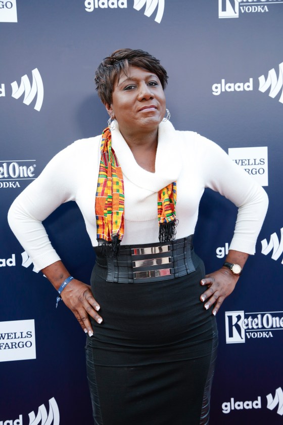 Monica Roberts at the GLAAD Gala in San Francisco on Sept. 8, 2016.