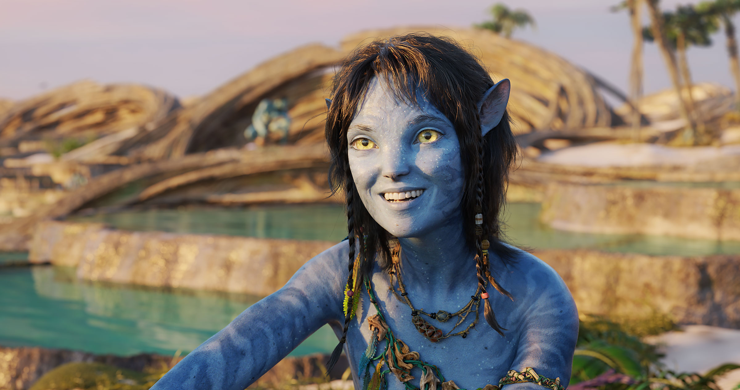 Kiri (Sigourney Weaver) in <em>Avatar: The Way of Water</em>. (20th Century Studios)