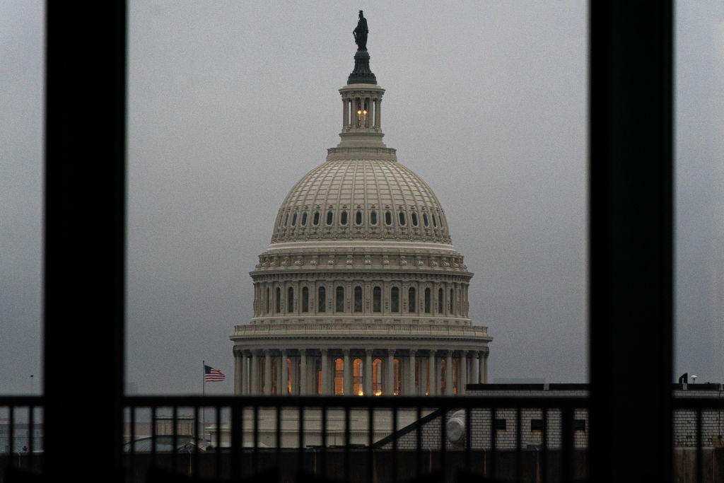 The U.S. Capitol building dome is seen in Washington, DC, on December 22, 2022. (Elizabeth Frantz—The Washington Post/ Getty Images)