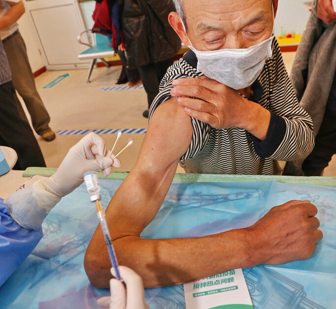 China Races To Vaccinate a Reluctant Aged Inhabitants