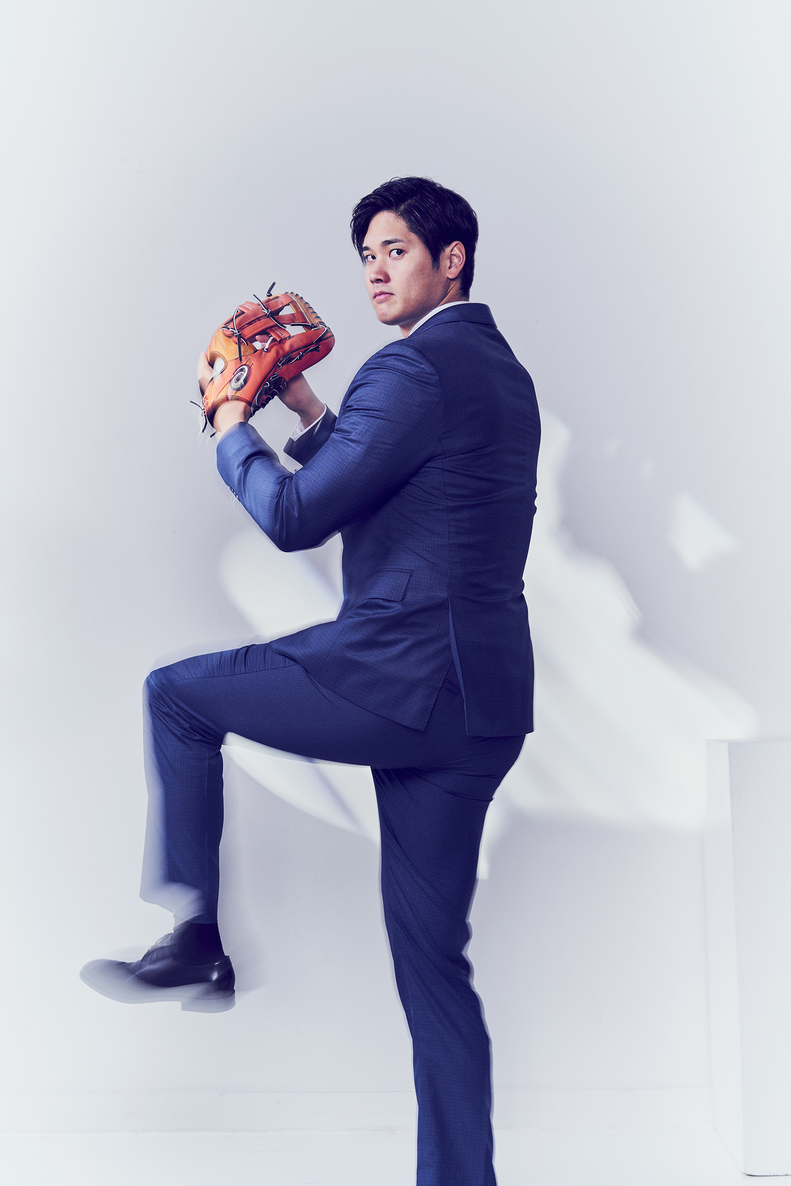 <strong>Shohei Ohtani, the unanimous 2021 AL MVP, photographed on Jan. 23.</strong> "<a href="https://time.com/6165003/shohei-ohtani-baseball/">Shohei Ohtani Is What Baseball Needs,</a>" April 25 issue. (Ian Allen for TIME)