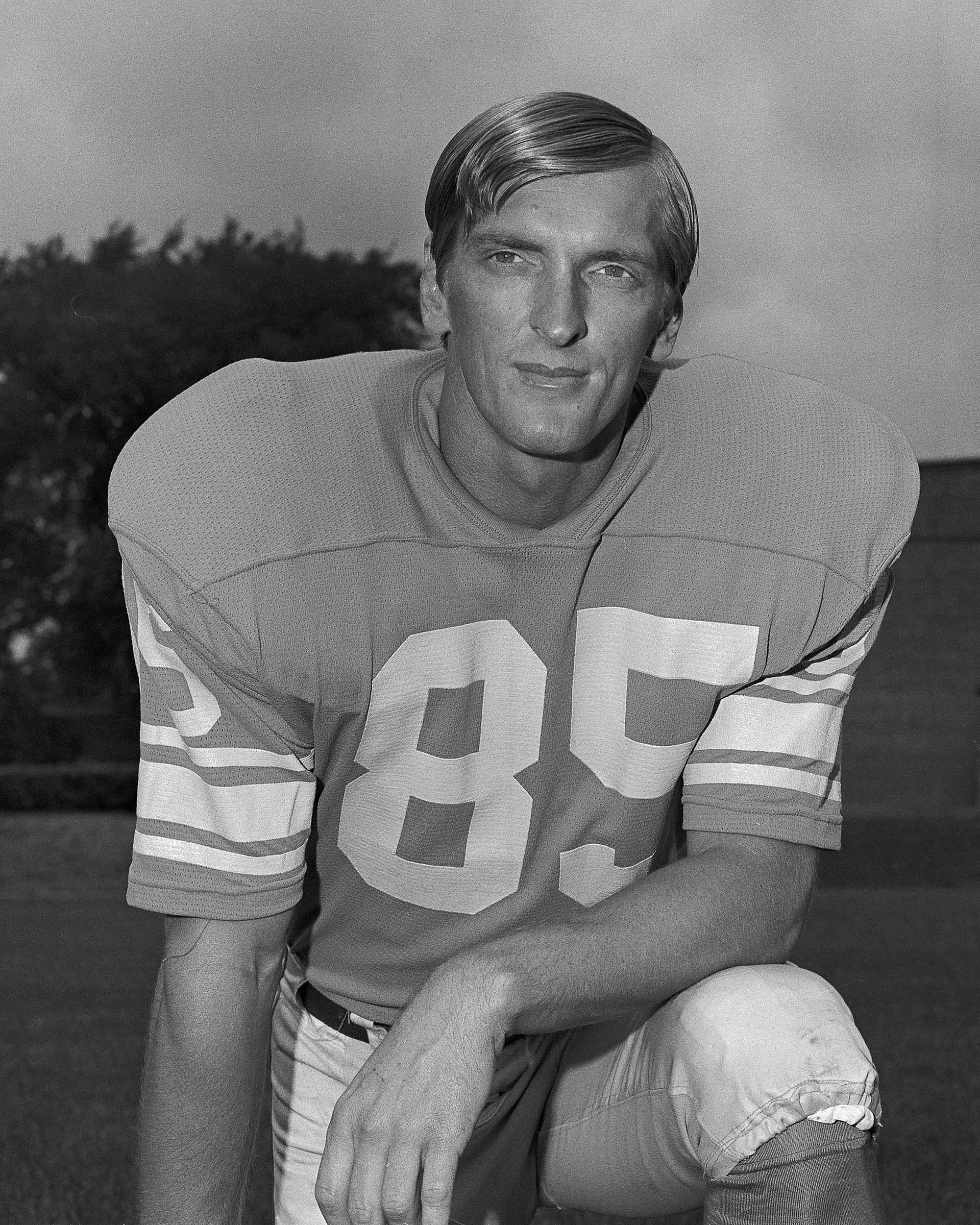 Chuck Hughes, Detroit Lions wide receiver, July 19, 1971. (Jim Mone—AP)