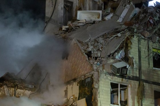 The Death Toll In Dnipro Risen To 21 After A Russian Missile Hit A Residential Building