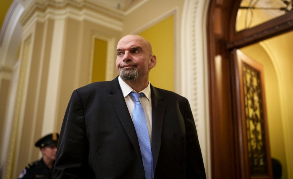 Exclusive: John Fetterman Is Using This Assistive Technology in the Senate to Help With His Stroke Recovery
