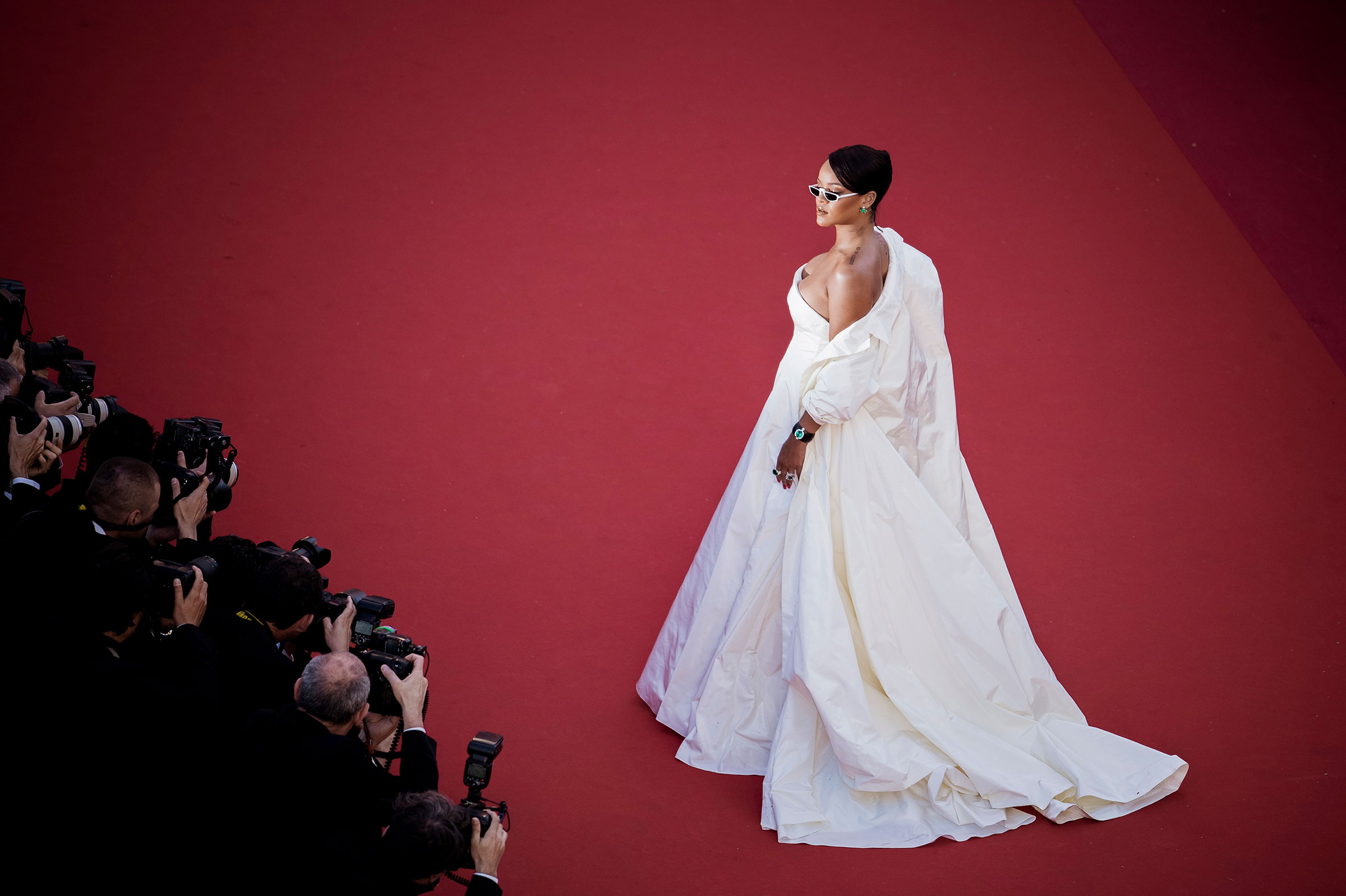 Rihanna attends the "Okja" screening during the 70th annual Cannes Film Festival at Palais des Festivals on May 19, 2017. (Francois Durand—Getty Images)