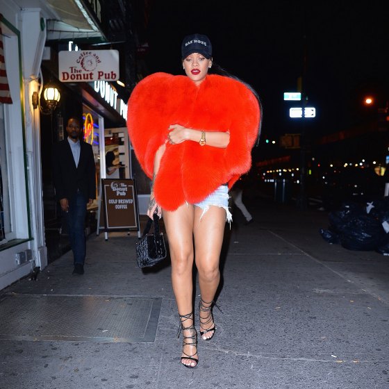Rihanna seen out in Manhattan on Sept. 5, 2016.