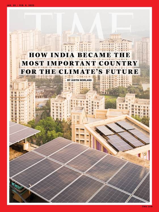 India Climate Time Magazine cover