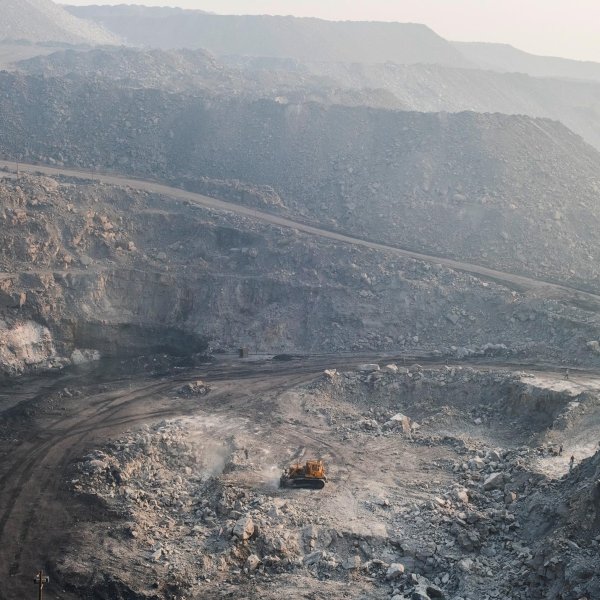 Jharia coalfield in Dhanbad, in the state of Jharkhand. Mountaintop removal is a form of surface mining where the tops of mountains are dynamited and removed to access coal seams.