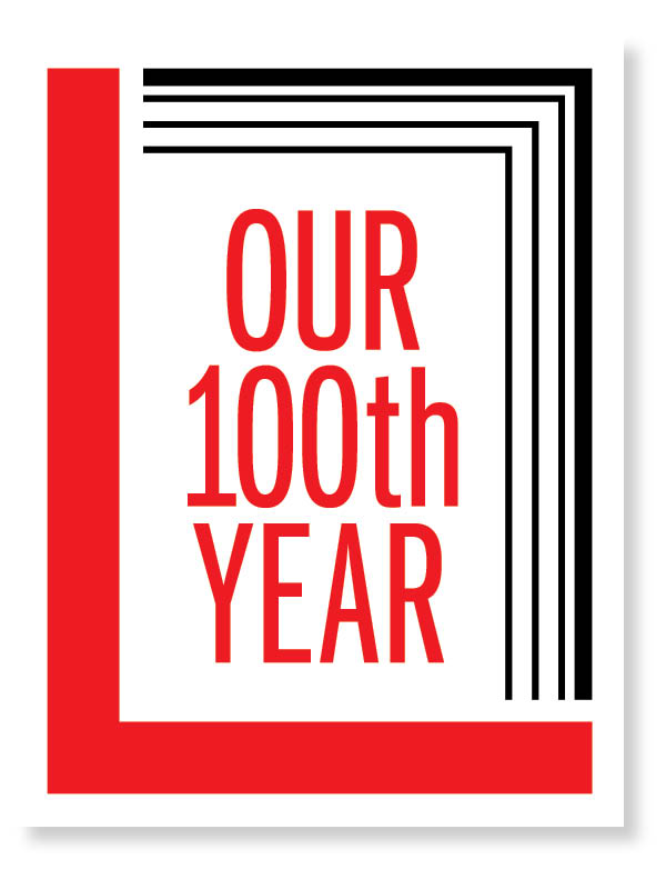 TIME 100th Year logo shadow